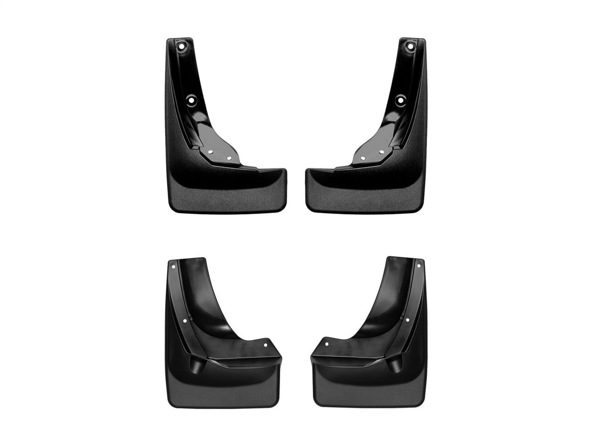 Weathertech - MudFlap No-Drill DigitalFit® MudFlap Kit - Black 21-25 Honda Ridgeline - 110069-120069
