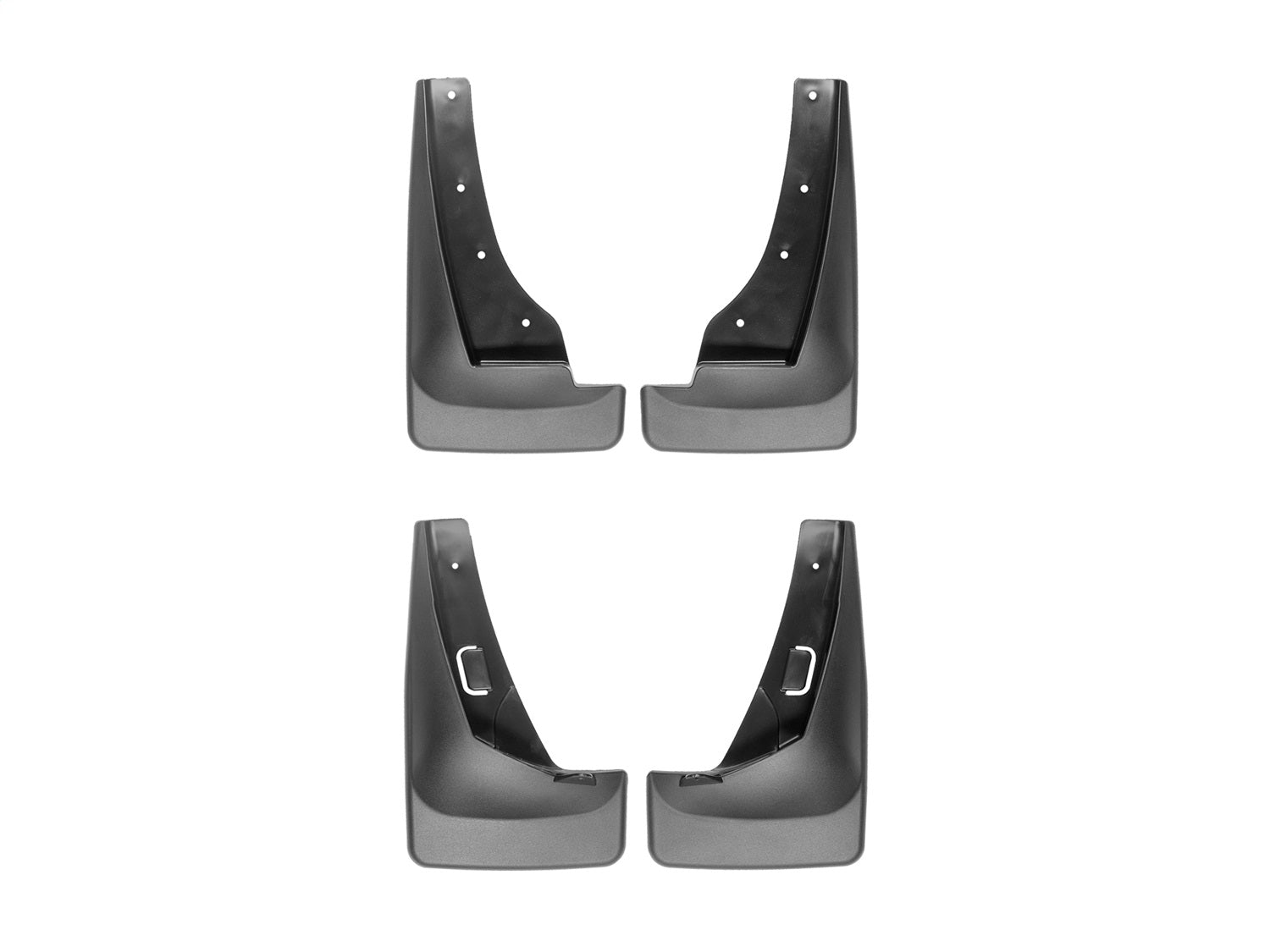Weathertech - MudFlap No-Drill DigitalFit® MudFlap Kit - Black 14-20 Nissan Rogue - 110070-120070
