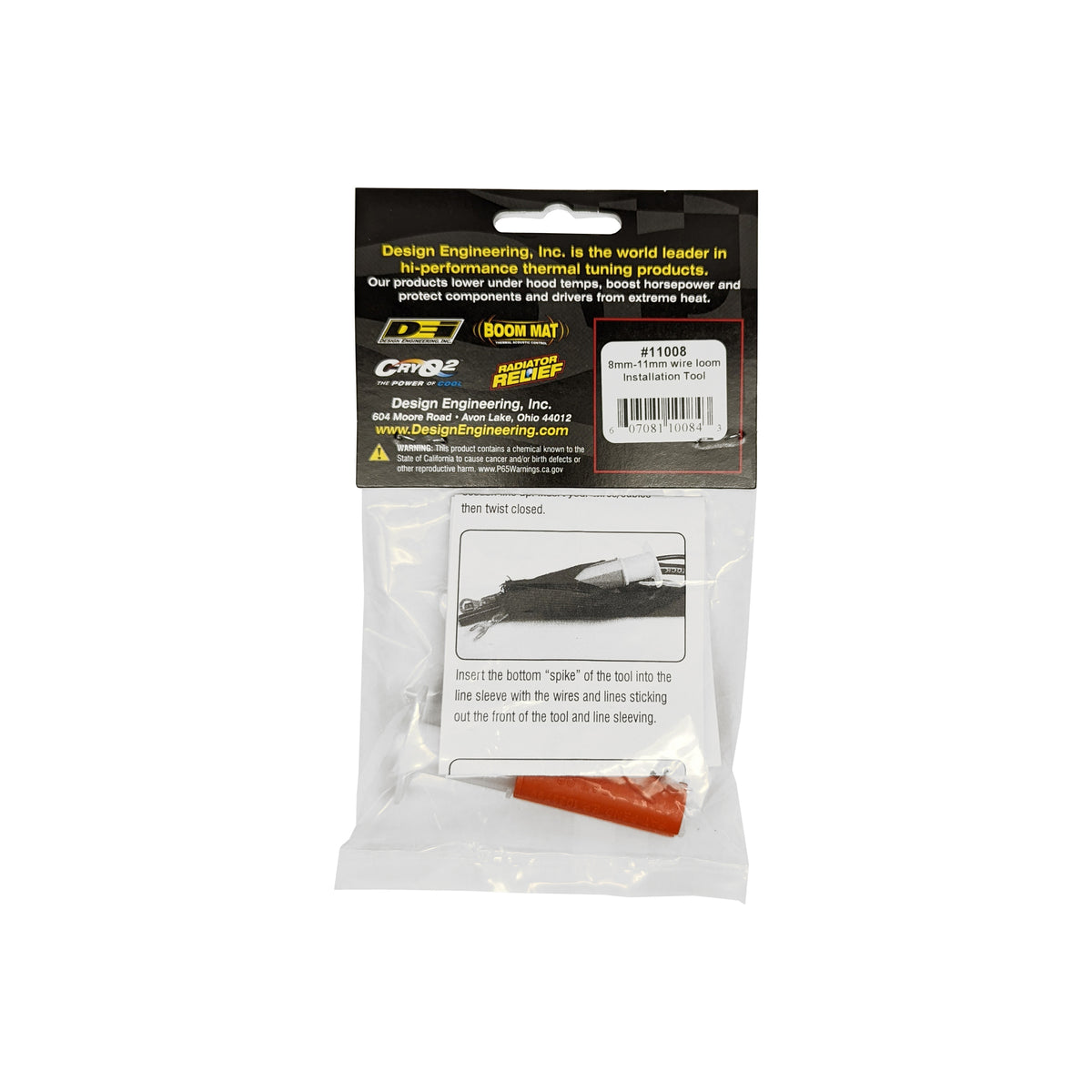 DEI Split Wire Loom Installation Tool - 8mm to 11mm - 11008 by DEI - front view