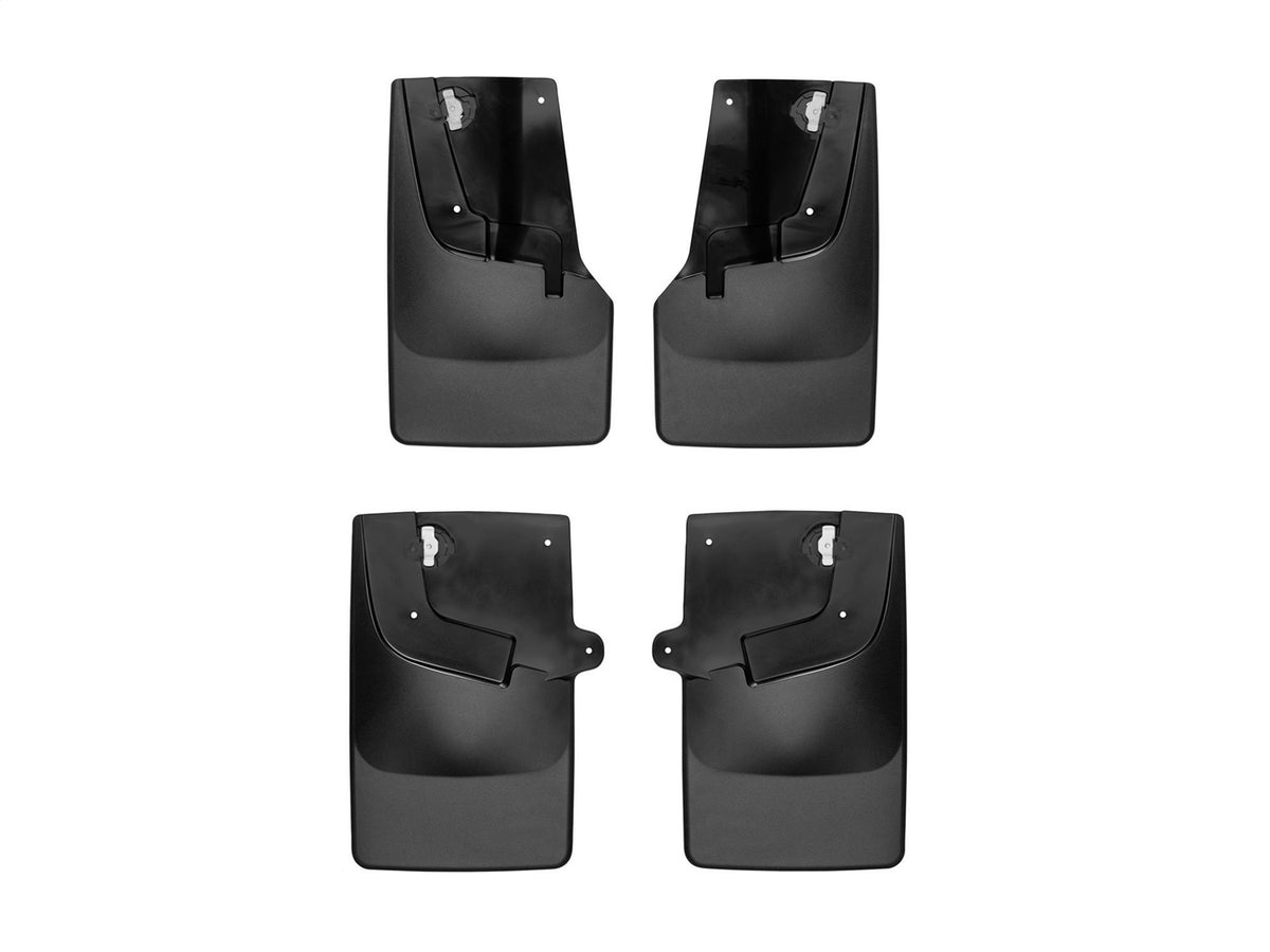 Weathertech - MudFlap No-Drill DigitalFit® MudFlap Kit - Black 17-22 Chevrolet Colorado - 110085-120085