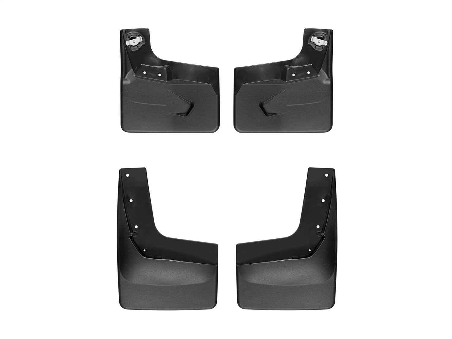 Weathertech - MudFlap No-Drill DigitalFit® MudFlap Kit - Black 18-21 Ford Expedition - 110088-120088