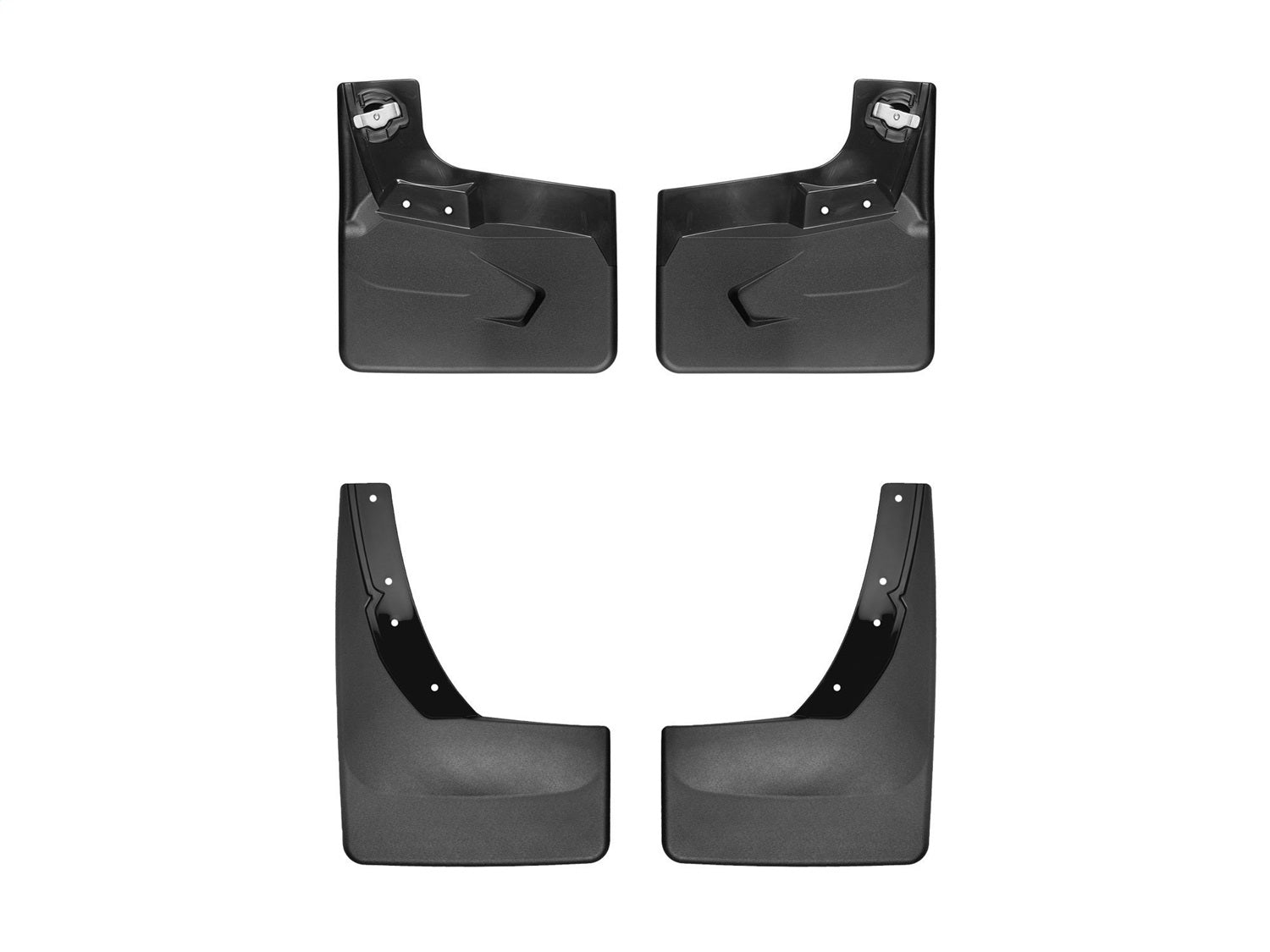 Weathertech - MudFlap No-Drill DigitalFit® MudFlap Kit - Black 22-24 Ford Expedition - 110088-120129