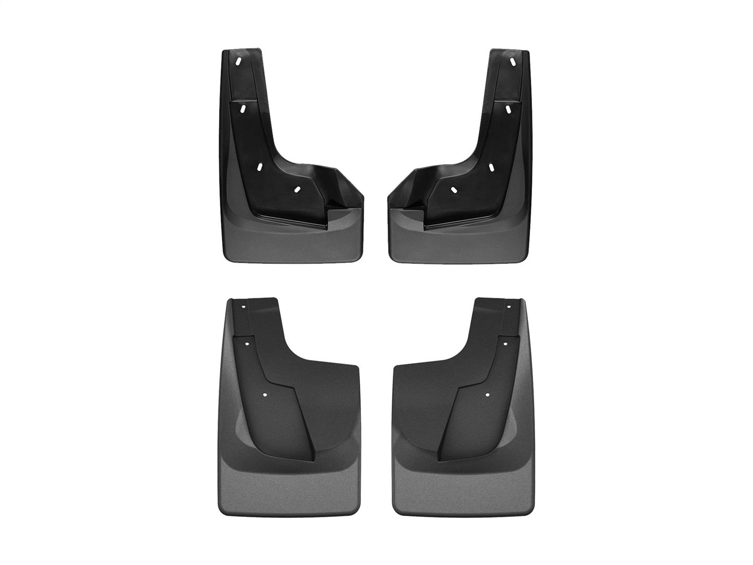 Weathertech - MudFlap No-Drill DigitalFit® MudFlap Kit - Black 25-26 Ram 1500 - 110093-120192