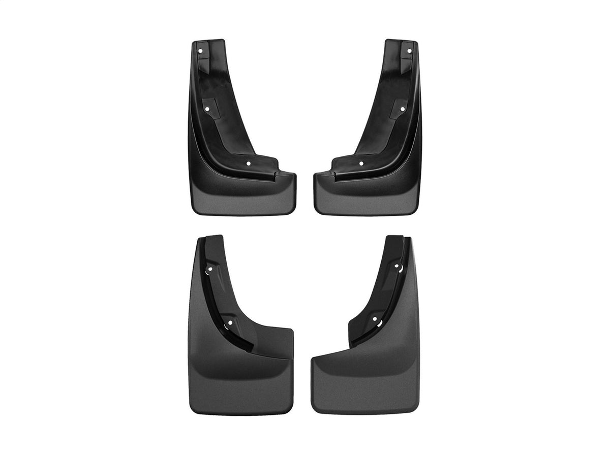 Weathertech - MudFlap No-Drill DigitalFit® MudFlap Kit - Black 17-25 Jeep Compass - 110096-120096