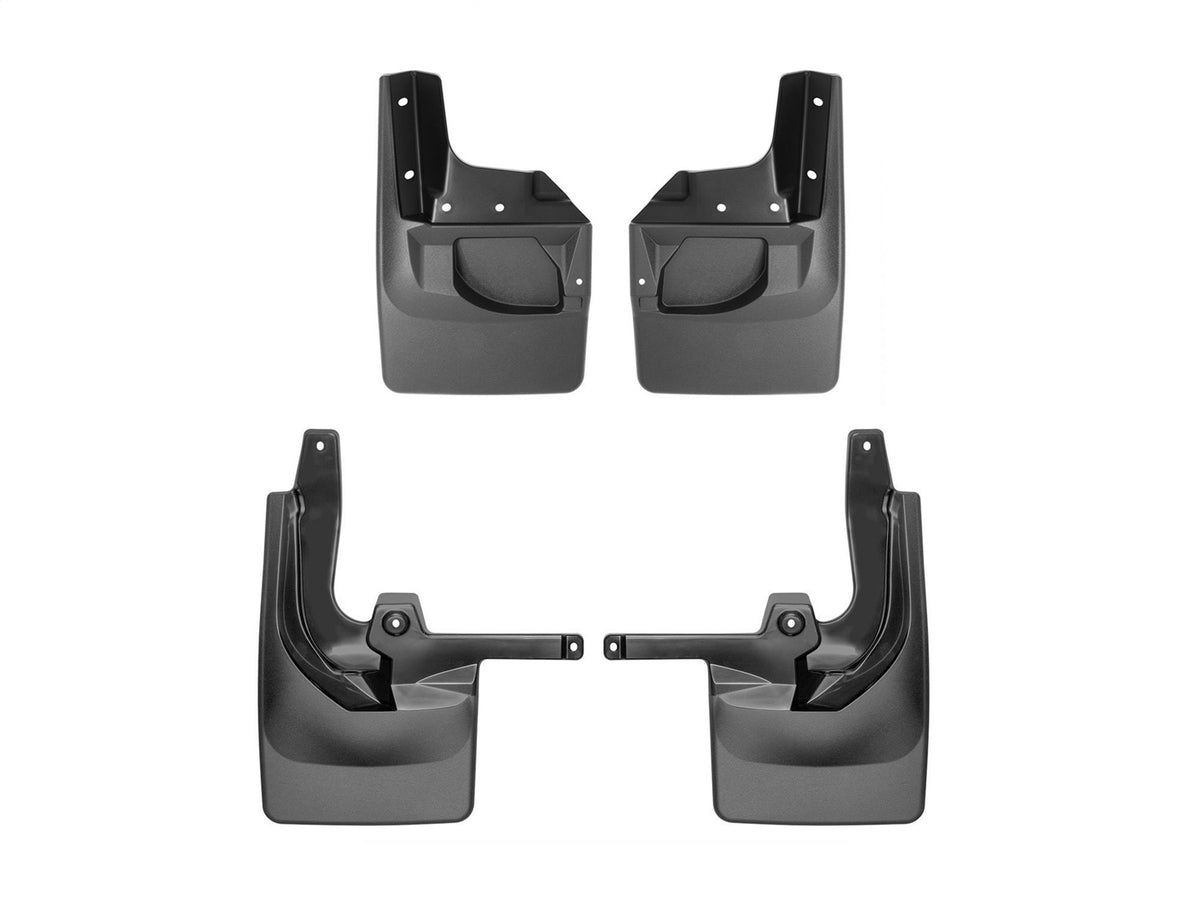 Weathertech - MudFlap No-Drill DigitalFit® MudFlap Kit - Black 18-26 Jeep Wrangler - 110097-120099