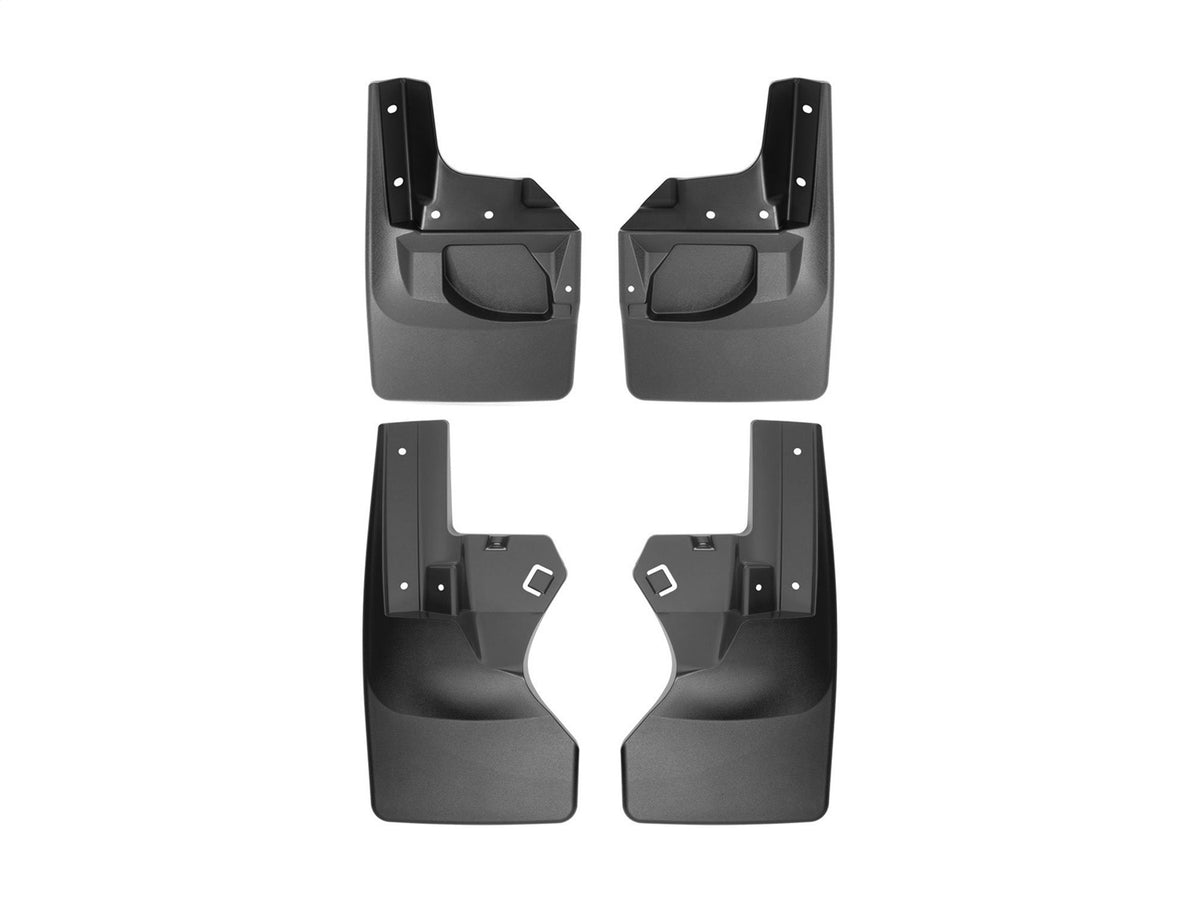 Weathertech - MudFlap No-Drill DigitalFit® MudFlap Kit - Black 20-25 Jeep Gladiator - 110097-120113