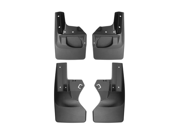 Weathertech - MudFlap No-Drill DigitalFit® MudFlap Kit - Black 20-25 Jeep Gladiator - 110097-120113