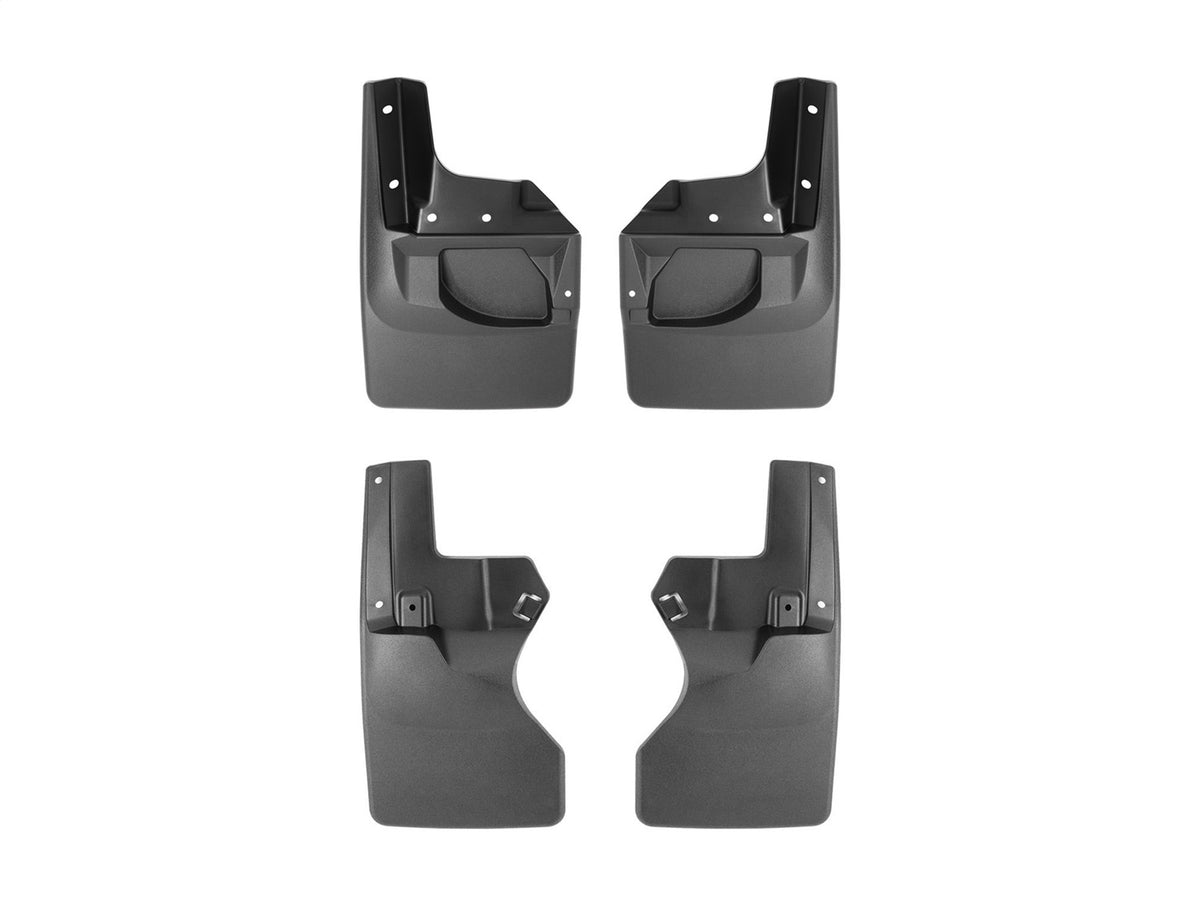 Weathertech - MudFlap No-Drill DigitalFit® MudFlap Kit - Black 20-25 Jeep Gladiator - 110097-120172