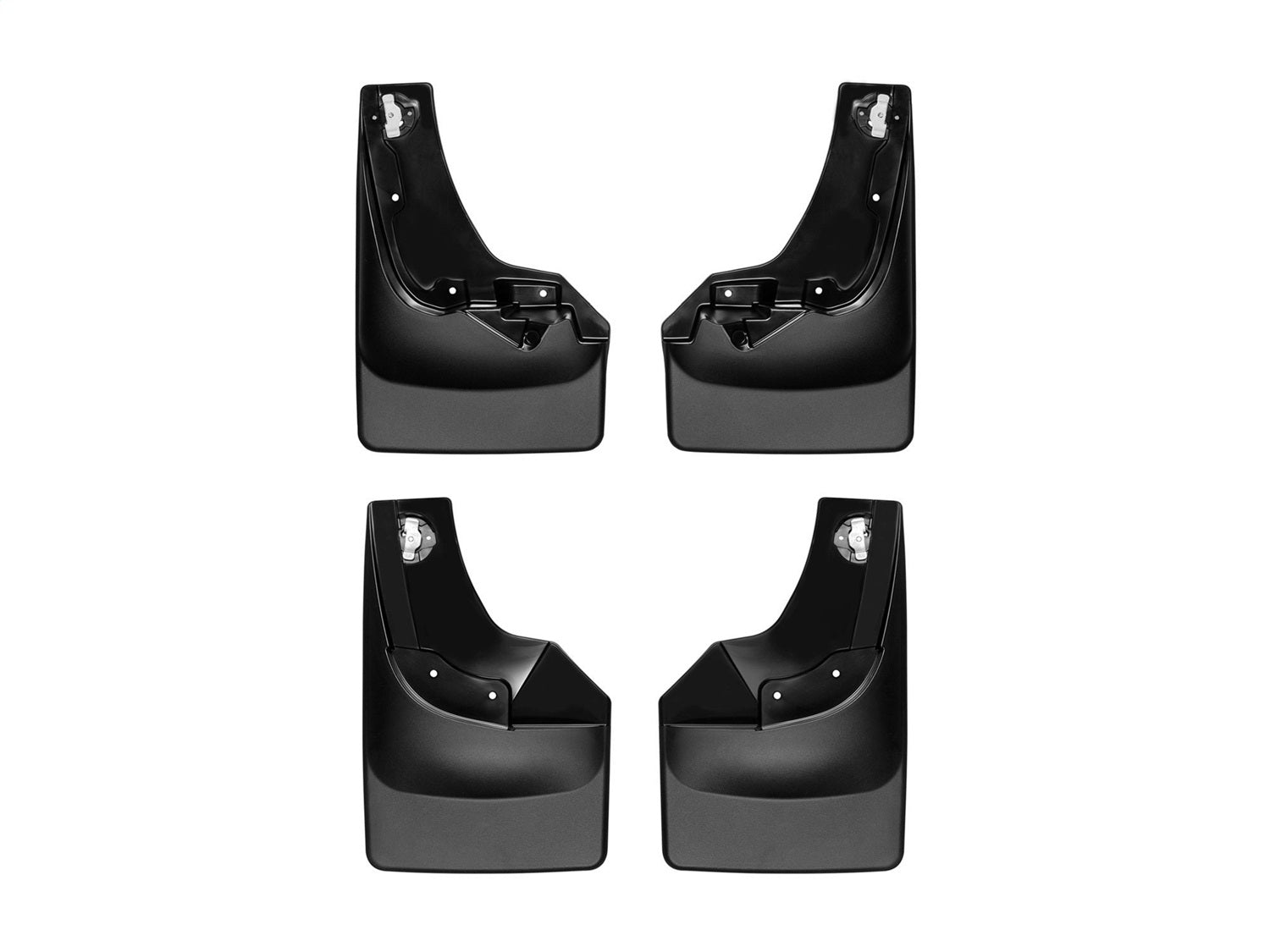 Weathertech - MudFlap No-Drill DigitalFit® MudFlap Kit - Black 19-26 Chevrolet Silverado-1500 - 110098-120098