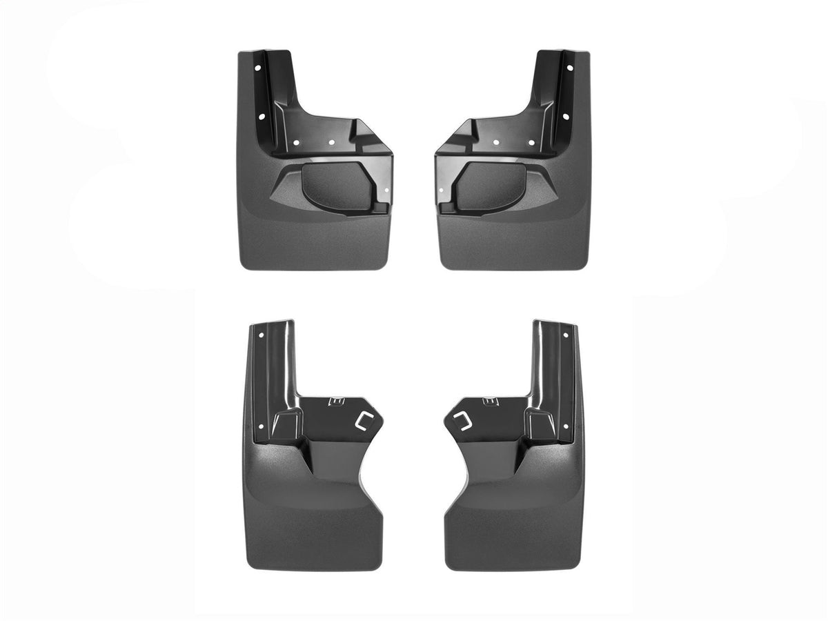 Weathertech - MudFlap No-Drill DigitalFit® MudFlap Kit - Black 20-25 Jeep Gladiator - 110100-120112