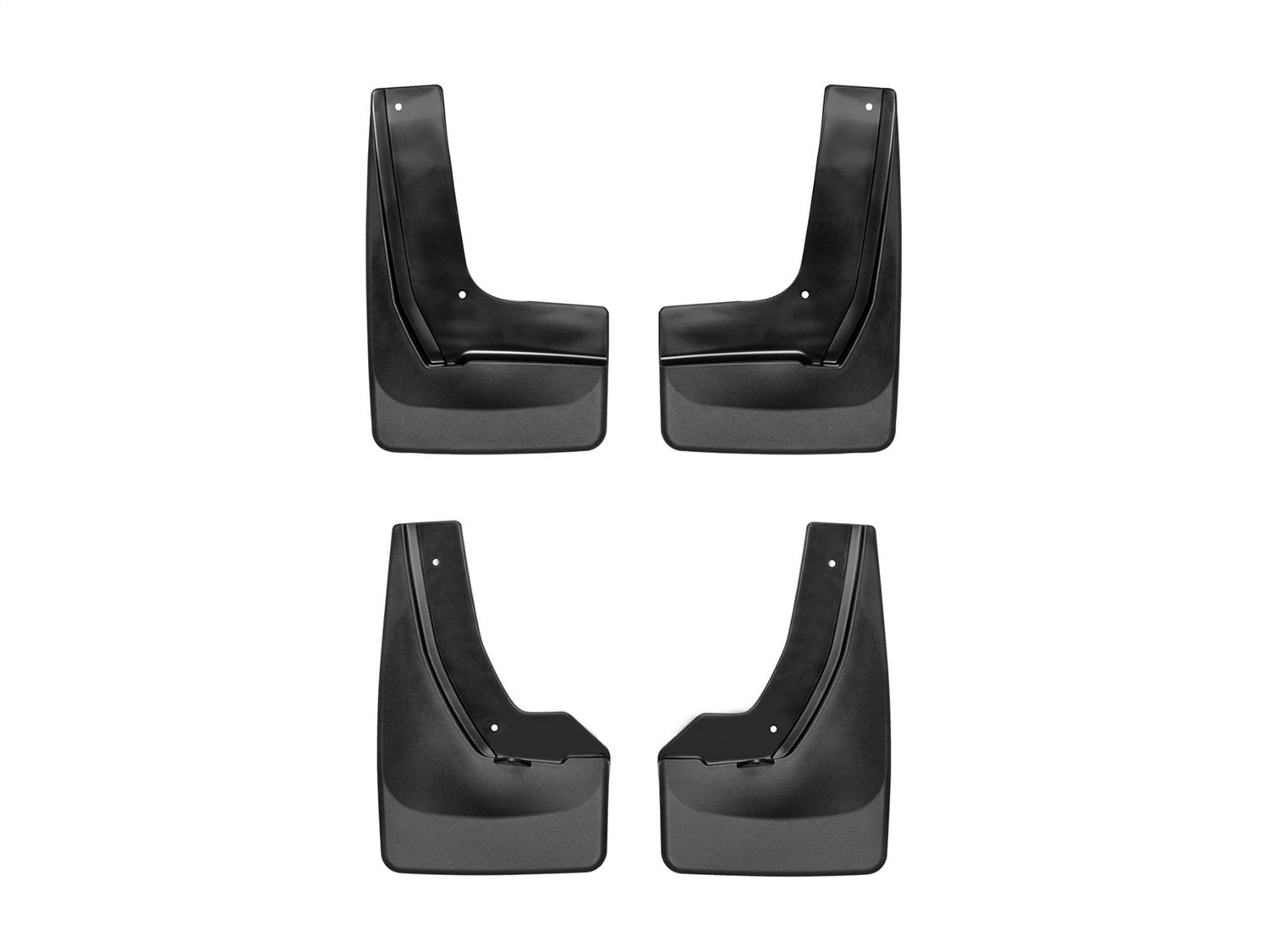 Weathertech - MudFlap No-Drill DigitalFit® MudFlap Kit - Black 19-26 Chevrolet Blazer - 110104-120104