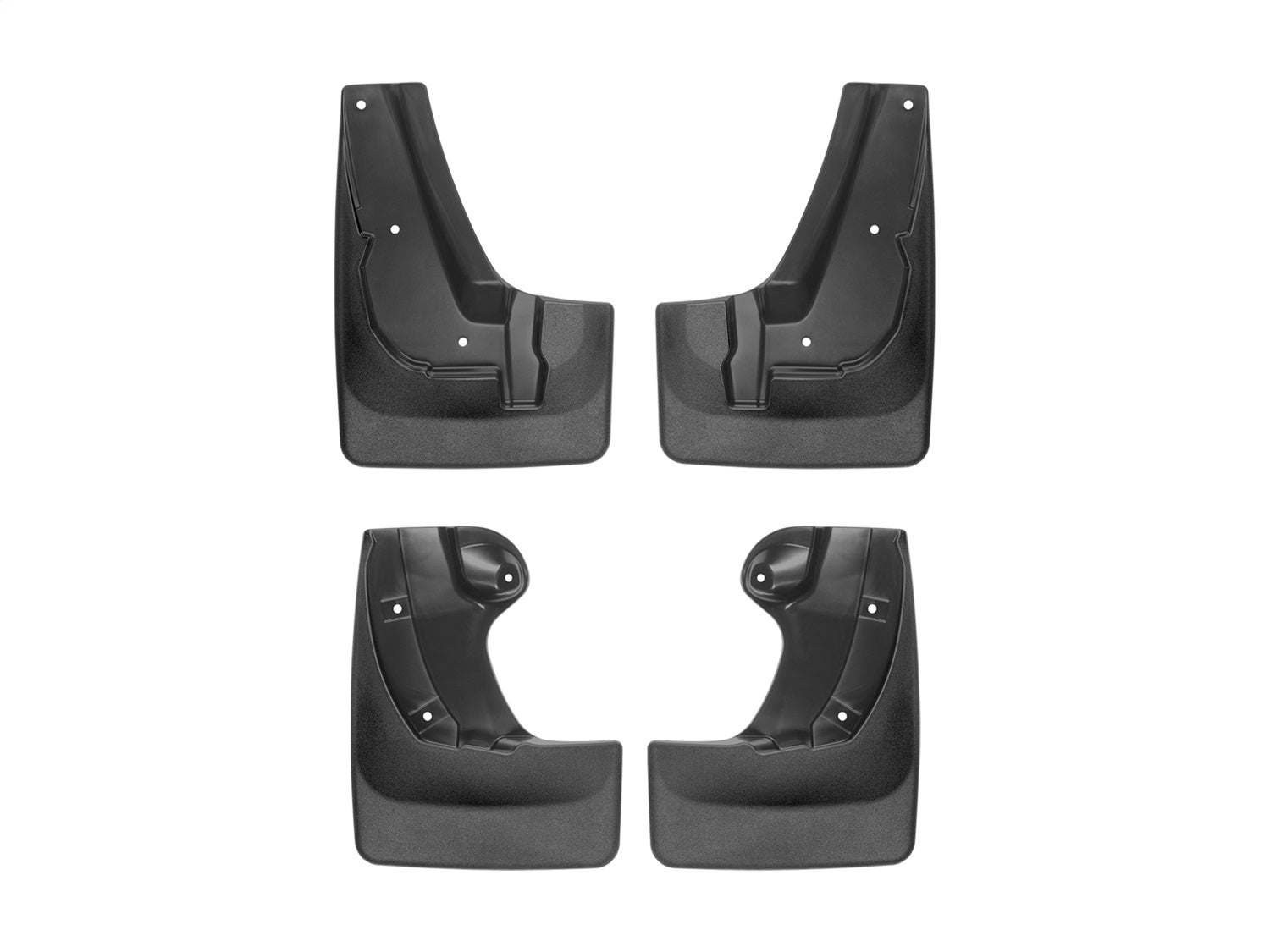 Weathertech - MudFlap No-Drill DigitalFit® MudFlap Kit - Black 19-25 Subaru Ascent - 110107-120107
