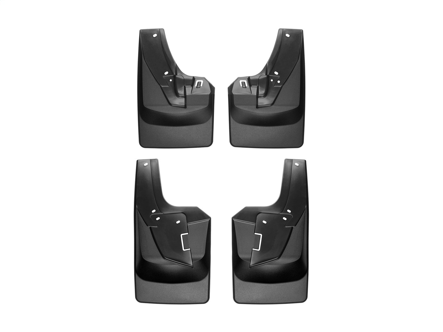 Weathertech - MudFlap No-Drill DigitalFit® MudFlap Kit - Black 19-24 Ram 2500 / 19-24 Ram 3500 - 110109-120109
