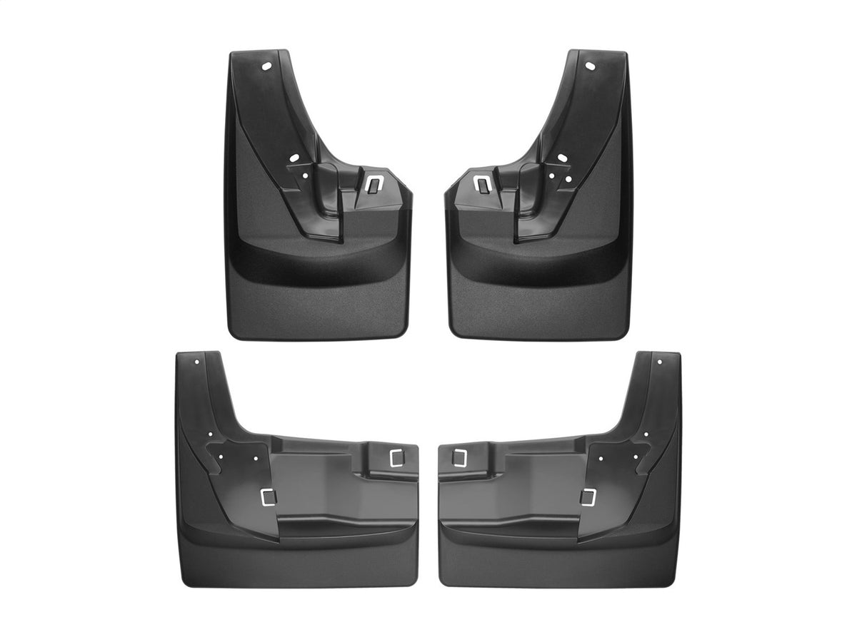Weathertech - MudFlap No-Drill DigitalFit® MudFlap Kit - Black 19-24 Ram 3500 - 110109-120116