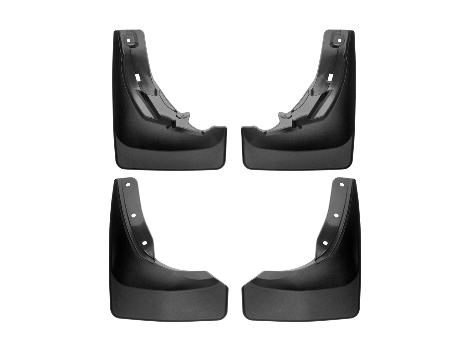 Weathertech - MudFlap No-Drill DigitalFit® MudFlap Kit - Black 20-26 Ford Explorer - 110111-120111