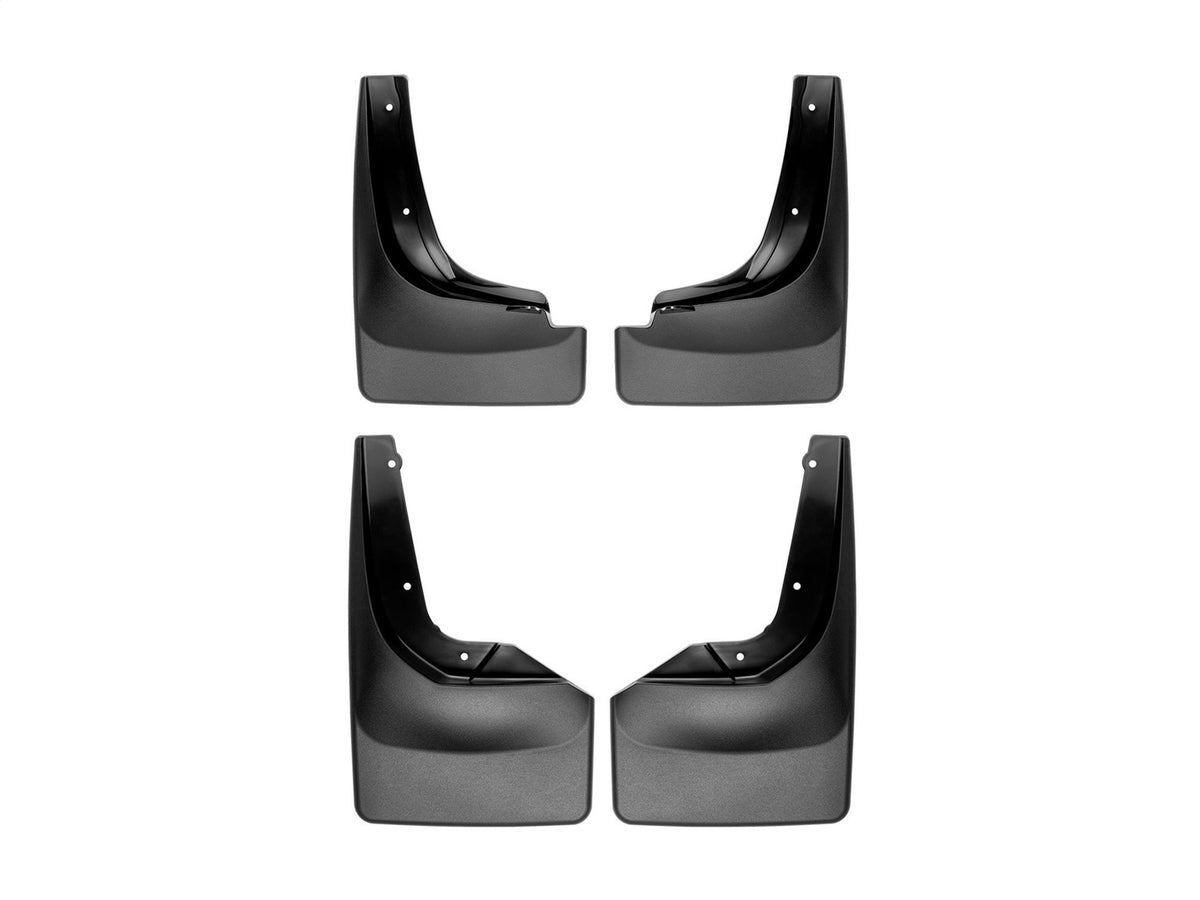 Weathertech - MudFlap No-Drill DigitalFit® MudFlap Kit - Black 16-24 Nissan TITAN - 110114-120114