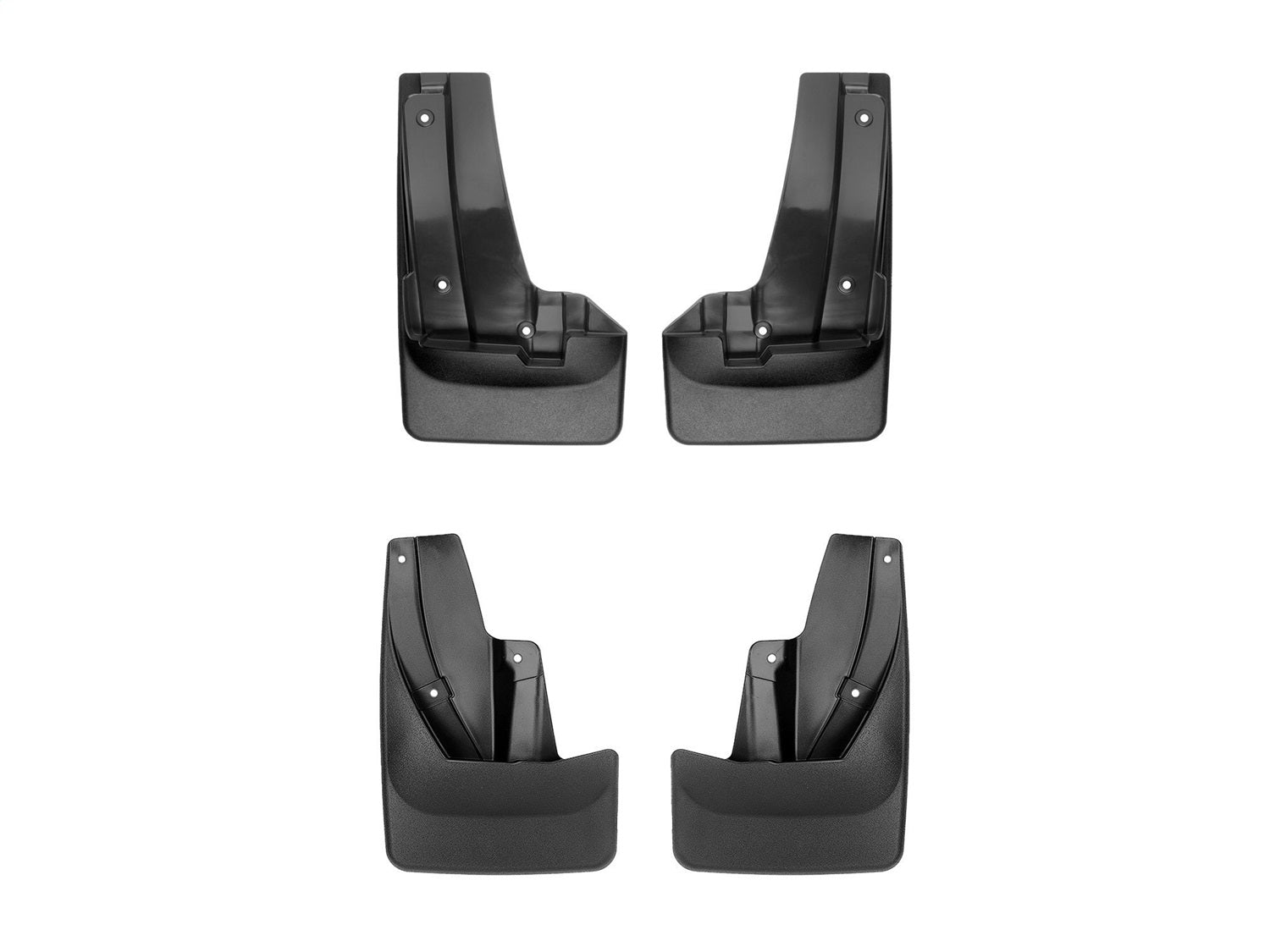 Weathertech - MudFlap No-Drill DigitalFit® MudFlap Kit - Black 22-25 Subaru Outback - 110115-120166