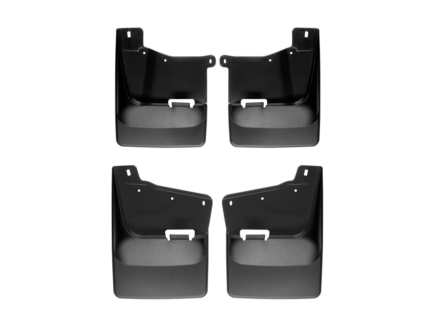 Weathertech - MudFlap No-Drill DigitalFit® MudFlap Kit - Black 20-26 Chevrolet Silverado-2500 / 20-26 Chevrolet Silverad