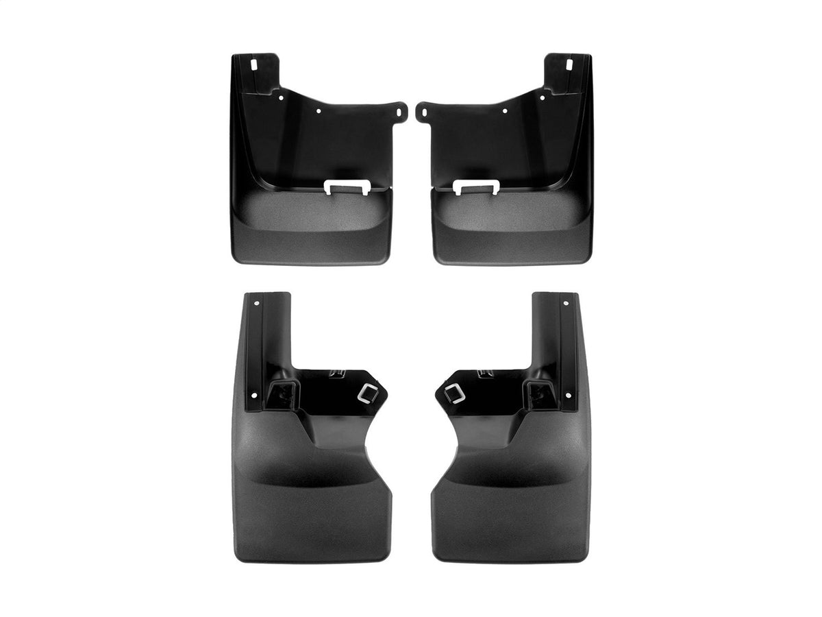 Weathertech - MudFlap No-Drill DigitalFit® MudFlap Kit - Dually Black 25 Chevrolet Silverado-2500 / 20-25 Chevrolet Silv