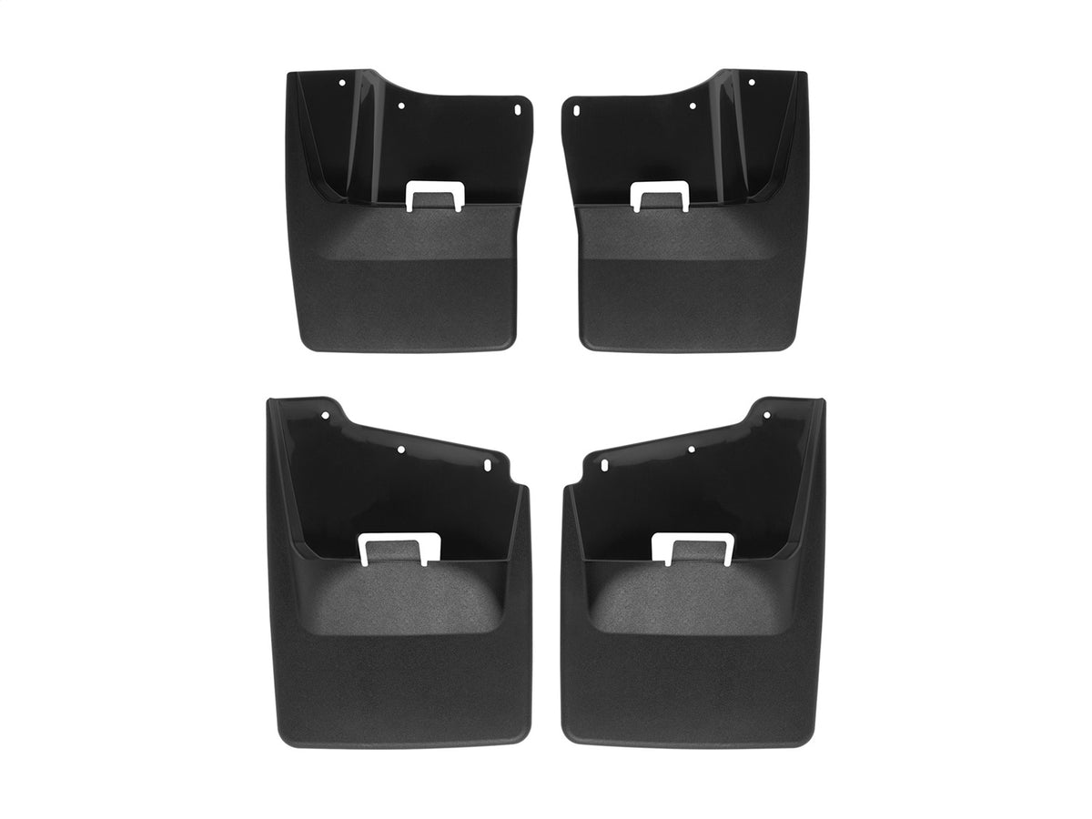 Weathertech - MudFlap No-Drill DigitalFit® MudFlap Kit - Black 20-26 Sierra 2500 / 20-26 Sierra 3500 - 110120-120120