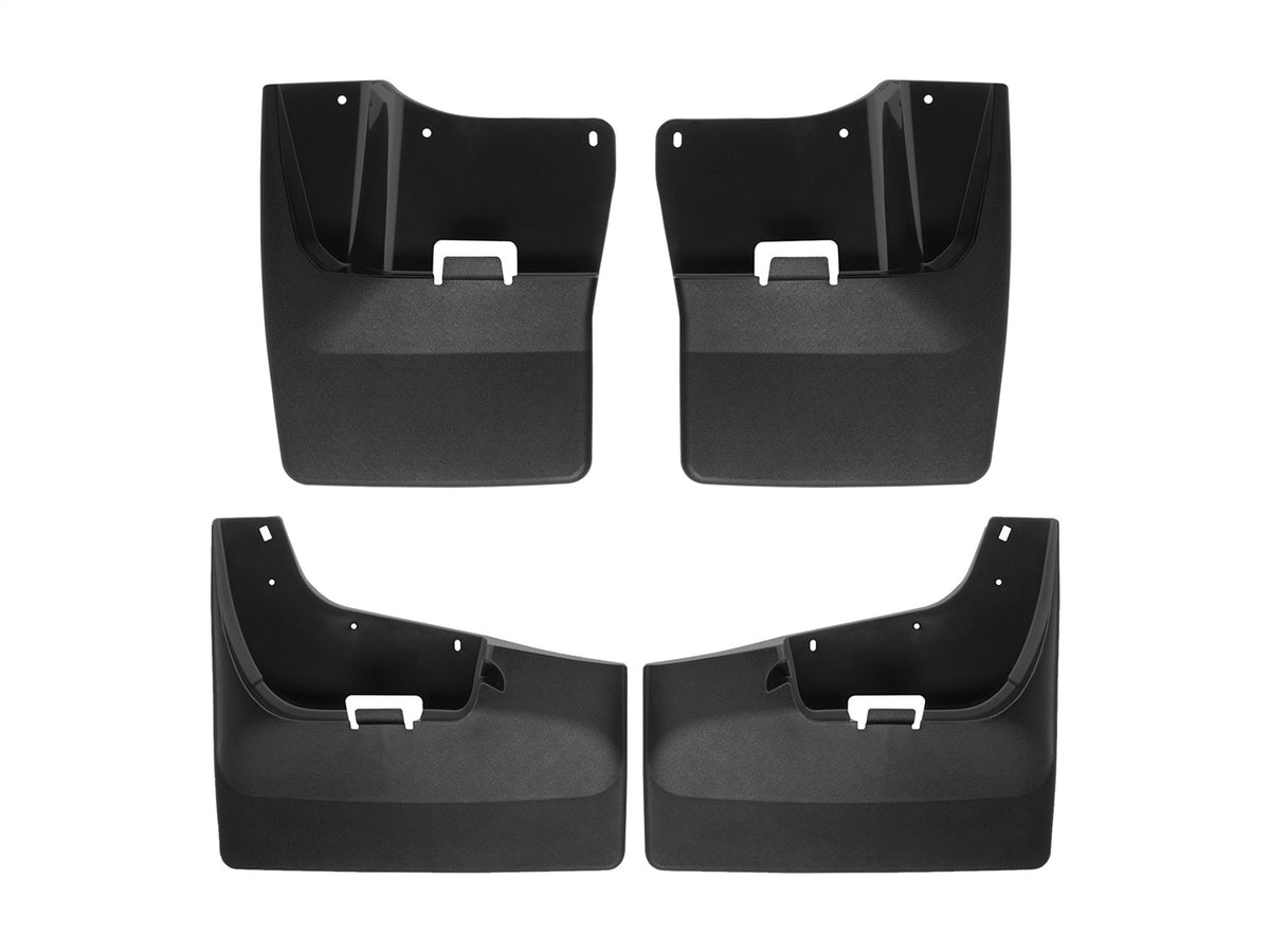 Weathertech - MudFlap No-Drill DigitalFit® MudFlap Kit - Black Dually 20-25 Sierra 2500 / 20-26 Sierra 3500 - 110120-120