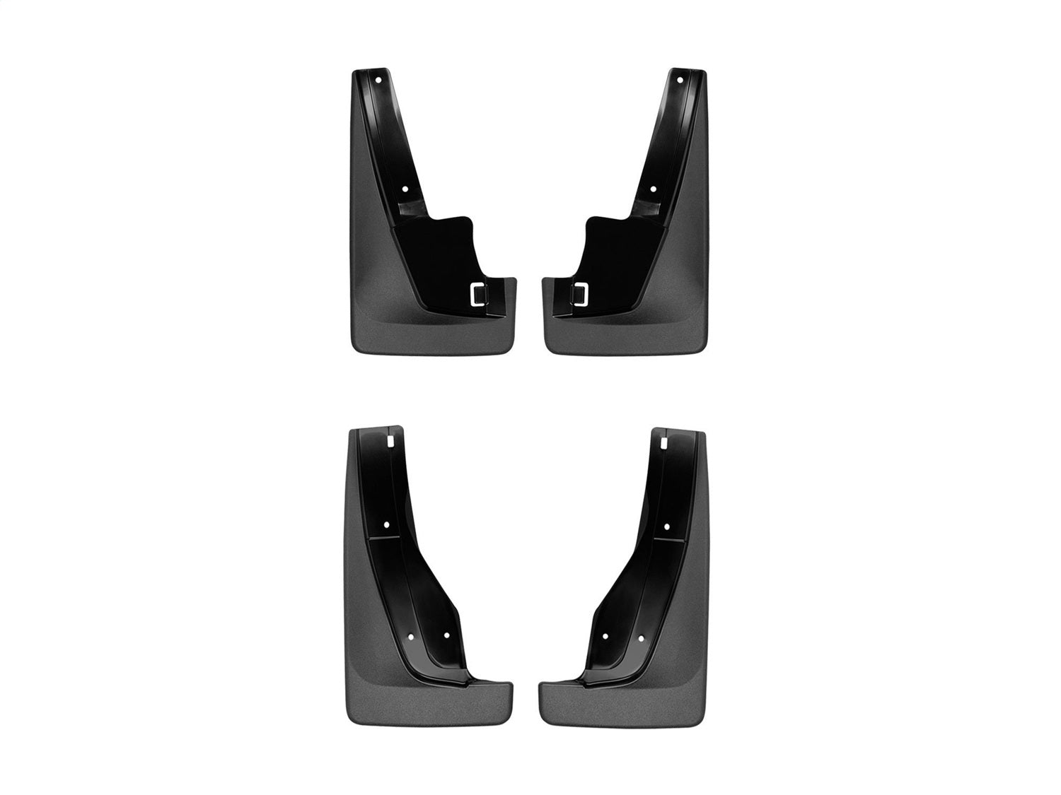 Weathertech - MudFlap No-Drill DigitalFit® MudFlap Kit - Black 11-26 Dodge Durango - 110124-120124