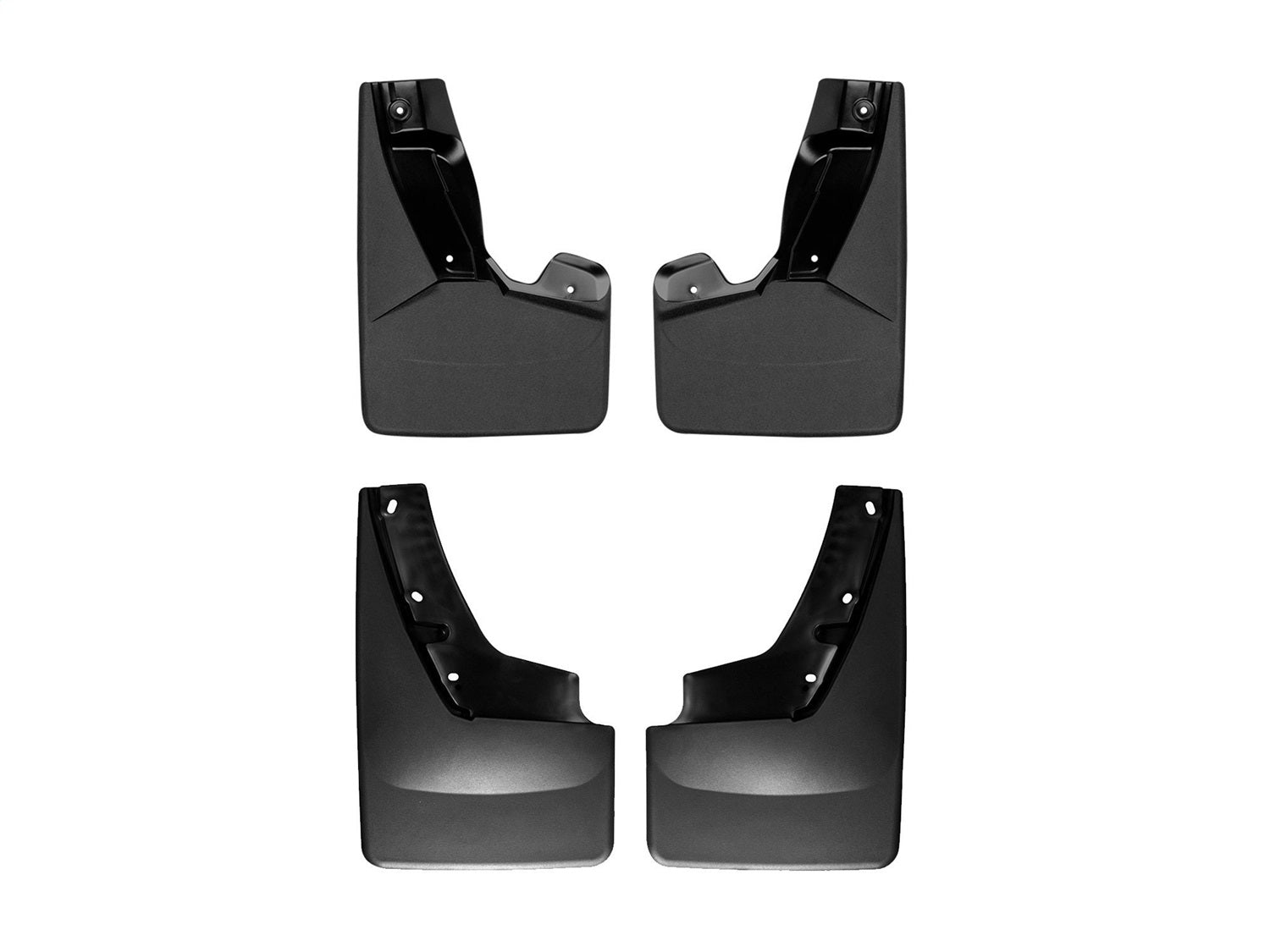 Weathertech - MudFlap No-Drill DigitalFit® MudFlap Kit - Black 15-20 Chevrolet Suburban / 15-20 GMC Yukon - 110129-12004