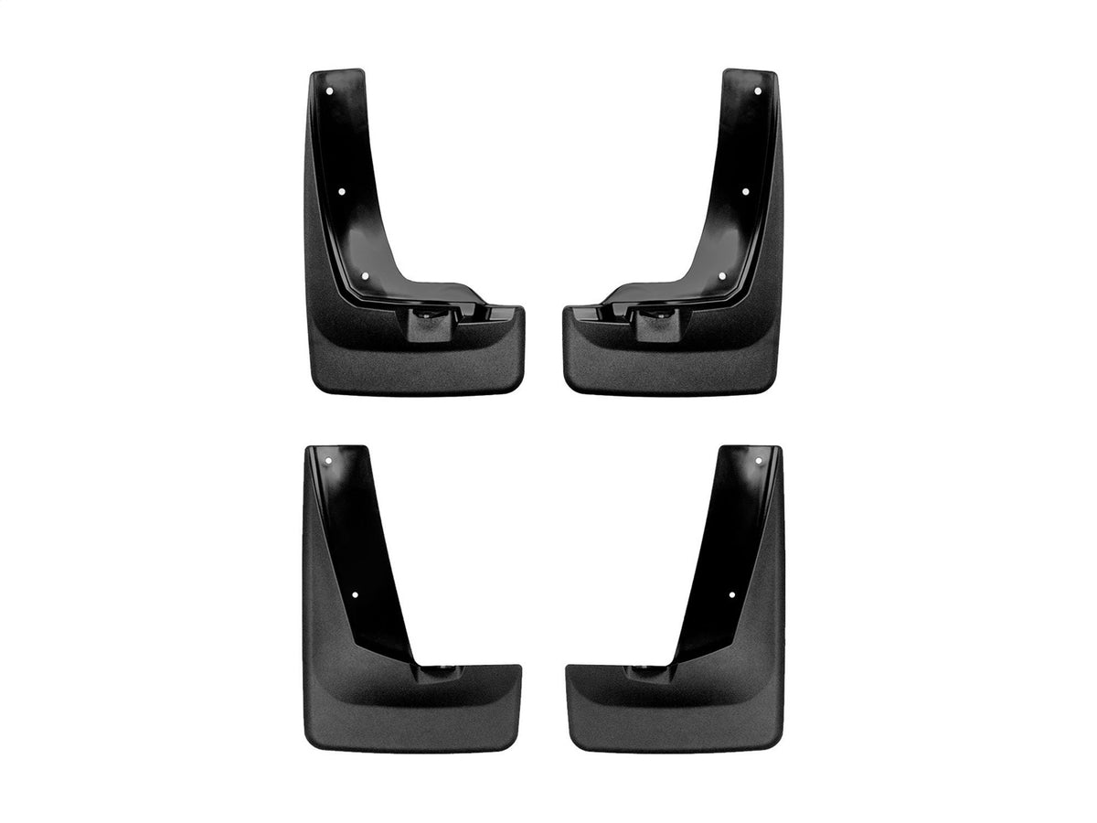 Weathertech - MudFlap No-Drill DigitalFit® MudFlap Kit - Black 19-20 Hyundai Santa-Fe - 110132-120132