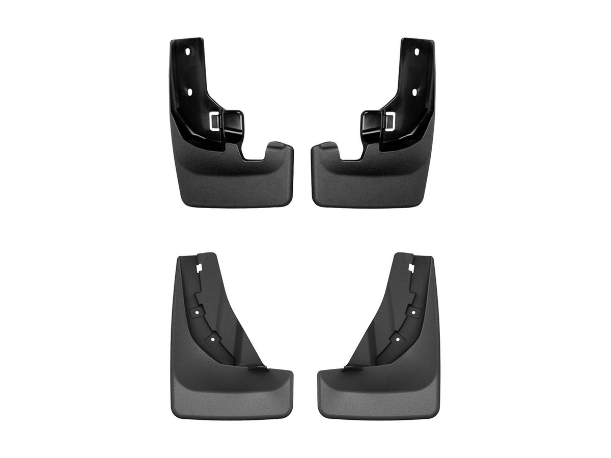 Weathertech - MudFlap No-Drill DigitalFit® MudFlap Kit - Black 24-26 Nissan Rogue - 110135-120189