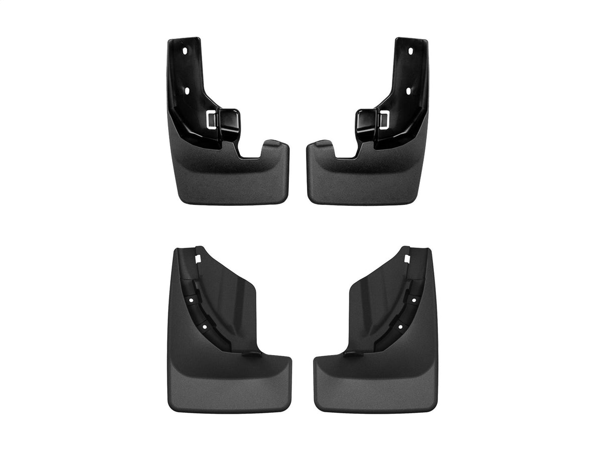 Weathertech - MudFlap No-Drill DigitalFit® MudFlap Kit - Black 24-26 Rogue - 110135-120205