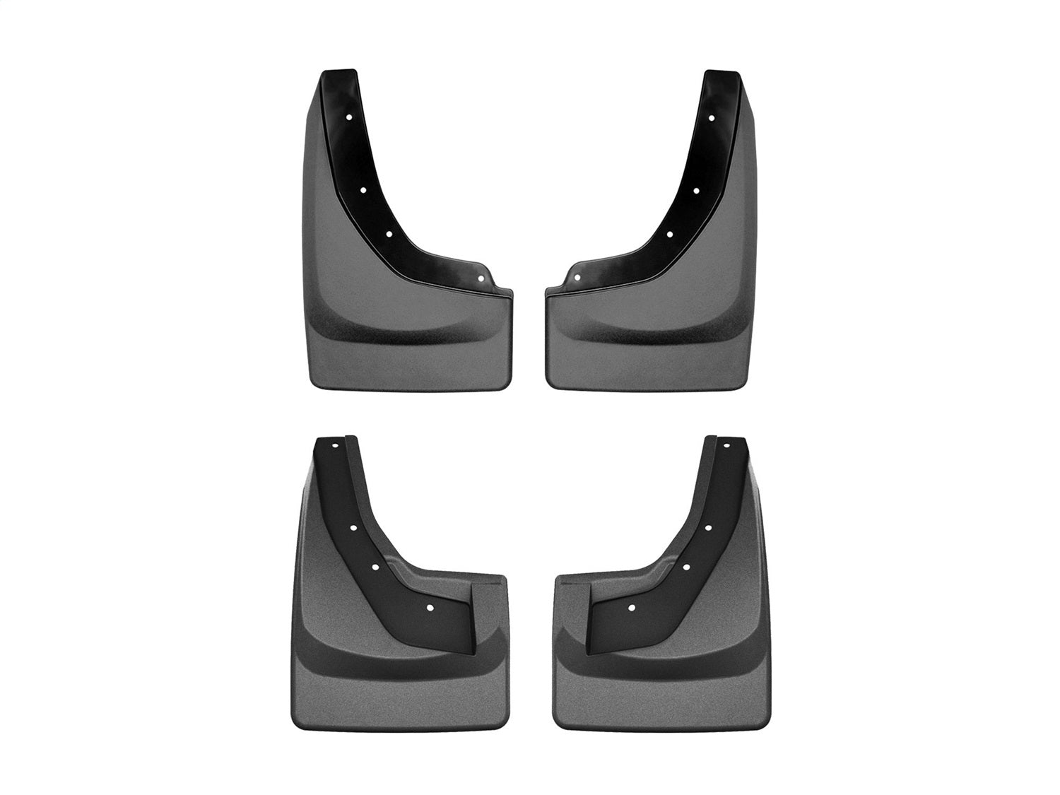 Weathertech - MudFlap No-Drill DigitalFit® MudFlap Kit - Black 25-26 Ram 1500 - 110137-120223