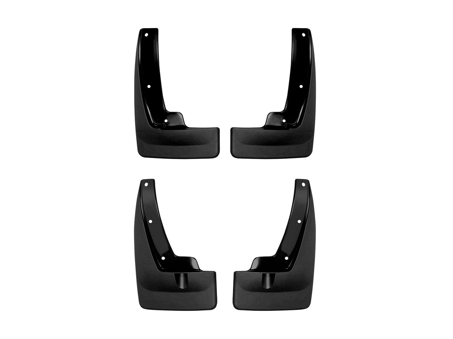 Weathertech - MudFlap No-Drill DigitalFit® MudFlap Kit - Black 17-21 Kia Sportage - 110138-120138