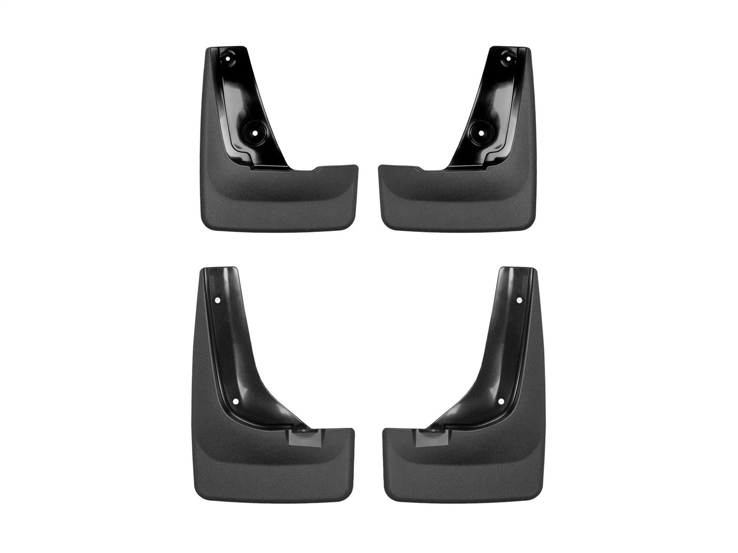 Weathertech - MudFlap No-Drill DigitalFit® MudFlap Kit - Black 22-24 Hyundai Tucson - 110139-120139