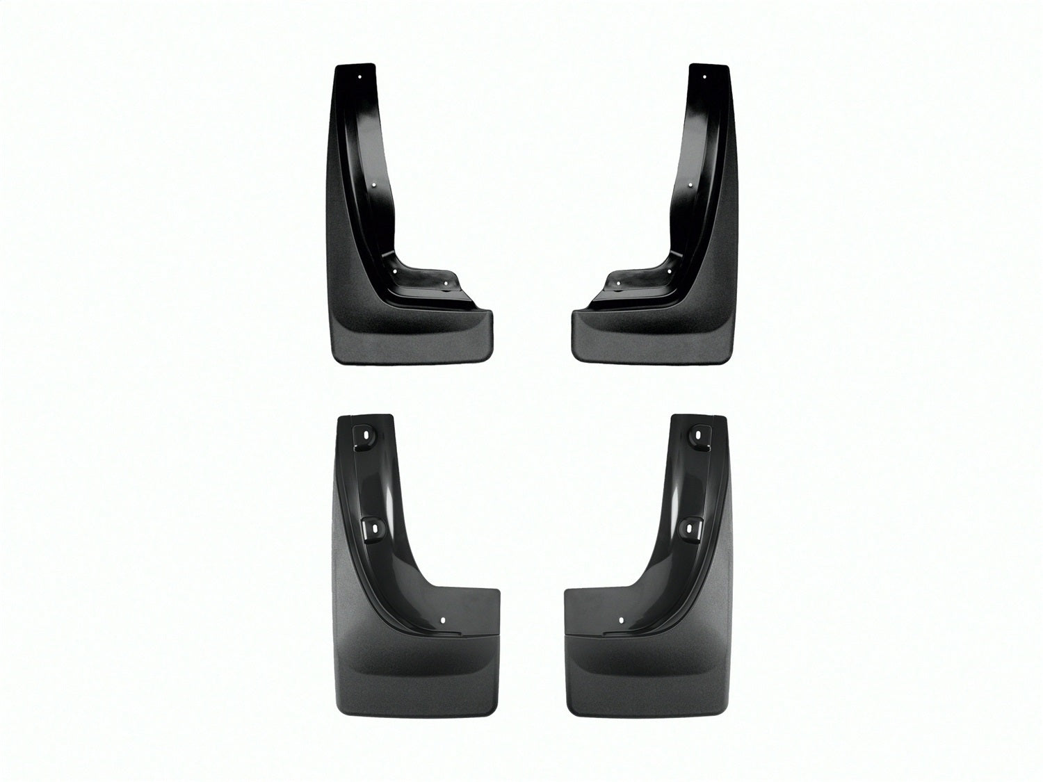 Weathertech - MudFlap No-Drill DigitalFit® MudFlap Kit - Black 22-25 Jeep Grand-Cherokee - 110141-120153