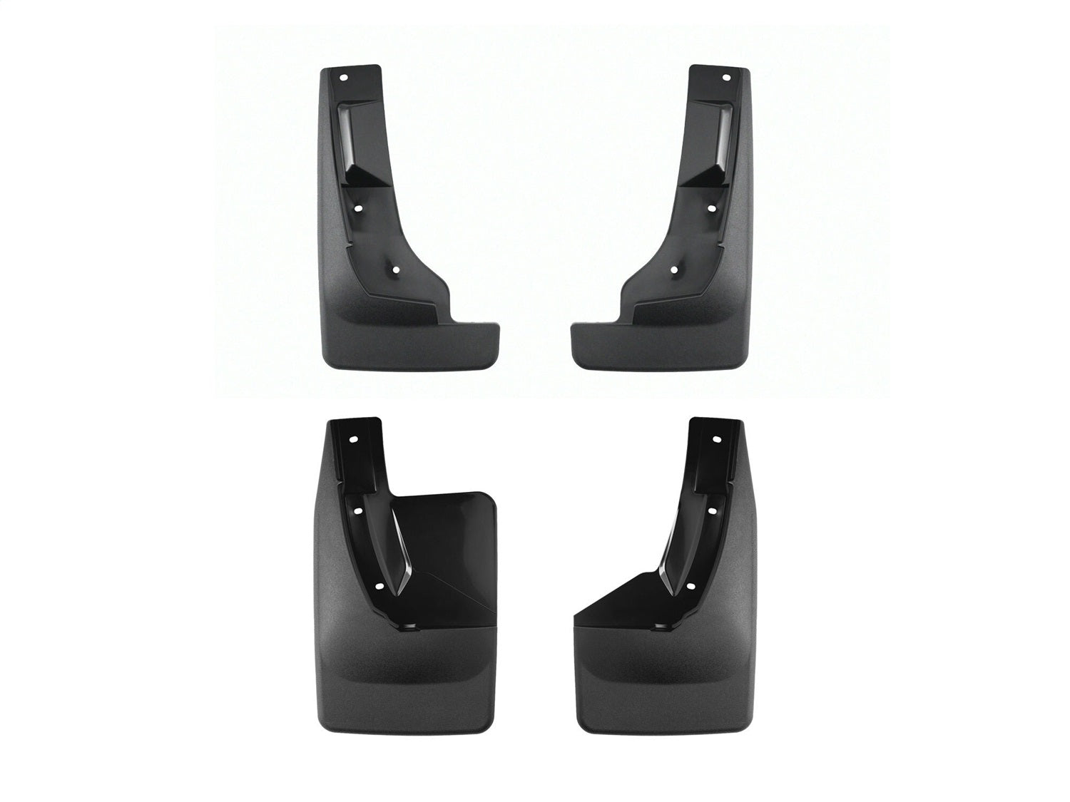Weathertech - MudFlap No-Drill DigitalFit® MudFlap Kit - Black 22-25 Ford Maverick - 110146-120146
