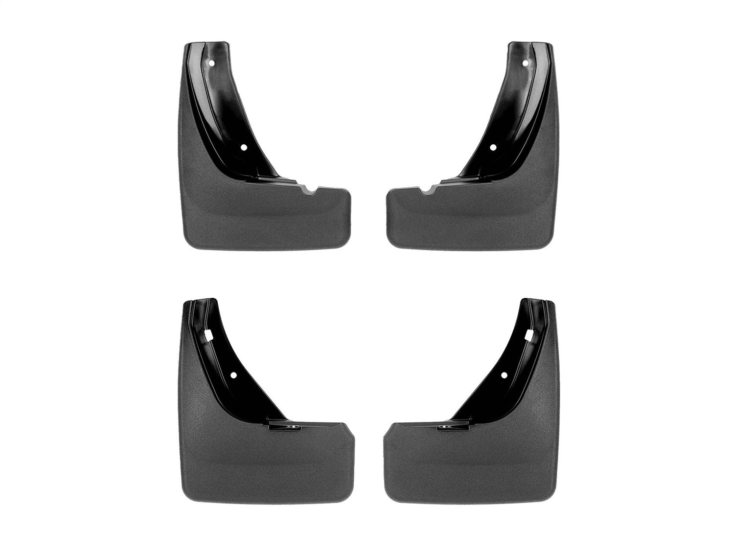 Weathertech - MudFlap No-Drill DigitalFit® MudFlap Kit - Black 22-26 Hyundai Santa-Cruz - 110149-120149