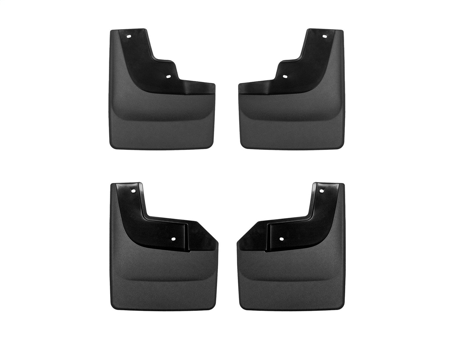 Weathertech - MudFlap No-Drill DigitalFit® MudFlap Kit - Black 21-25 Ford F-150 - 110150-120150