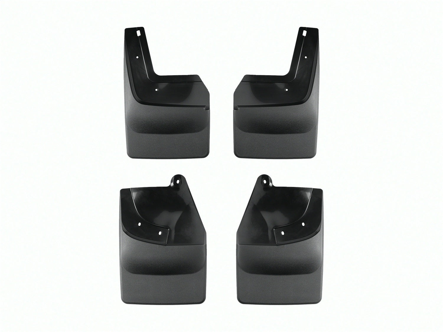 Weathertech - MudFlap No-Drill DigitalFit® MudFlap Kit - Black 22-26 Chevrolet Silverado-1500 - 110152-120152