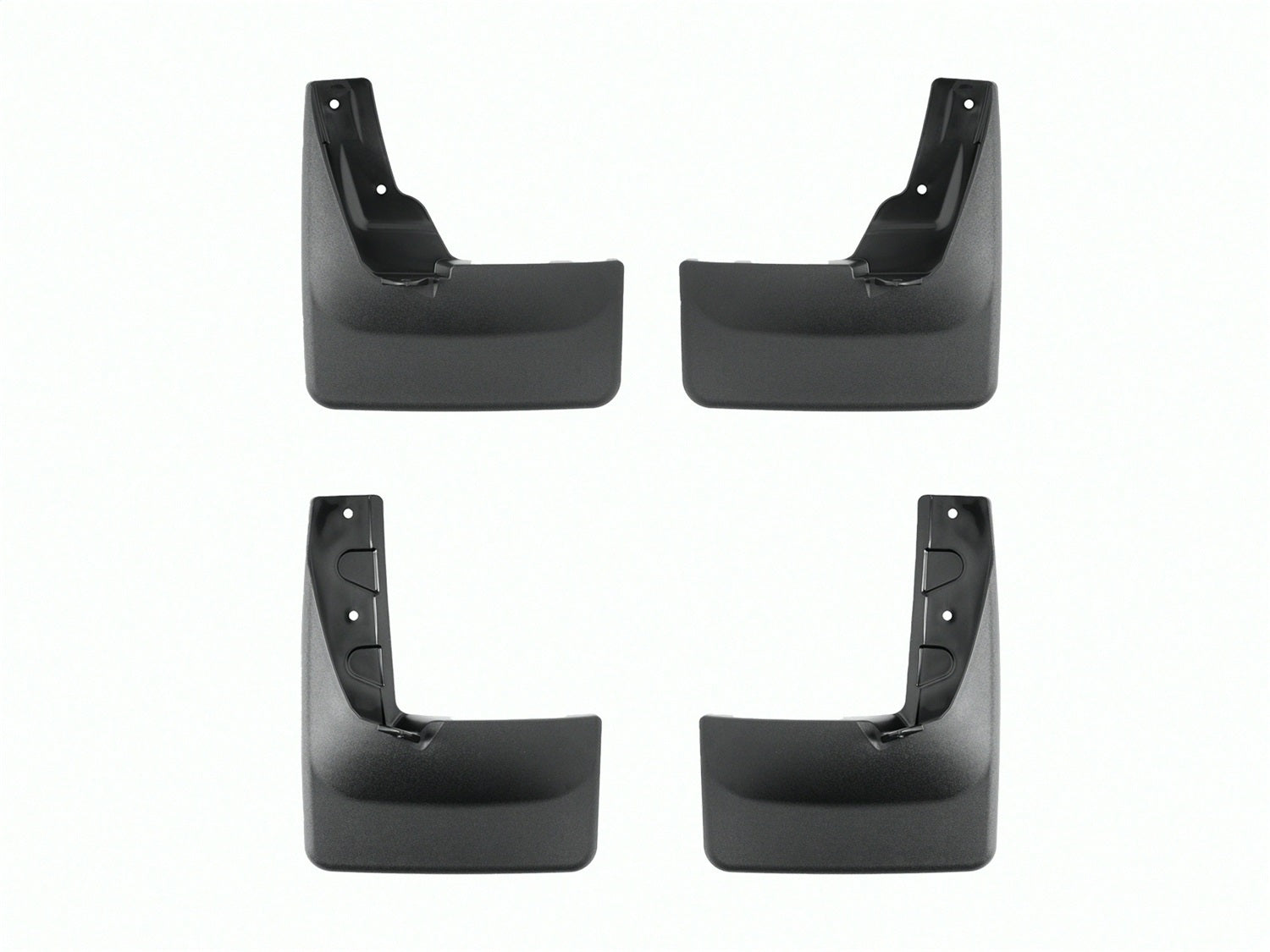 Weathertech - MudFlap No-Drill DigitalFit® MudFlap Kit - Black 22-26 Toyota Tundra - 110154-120154