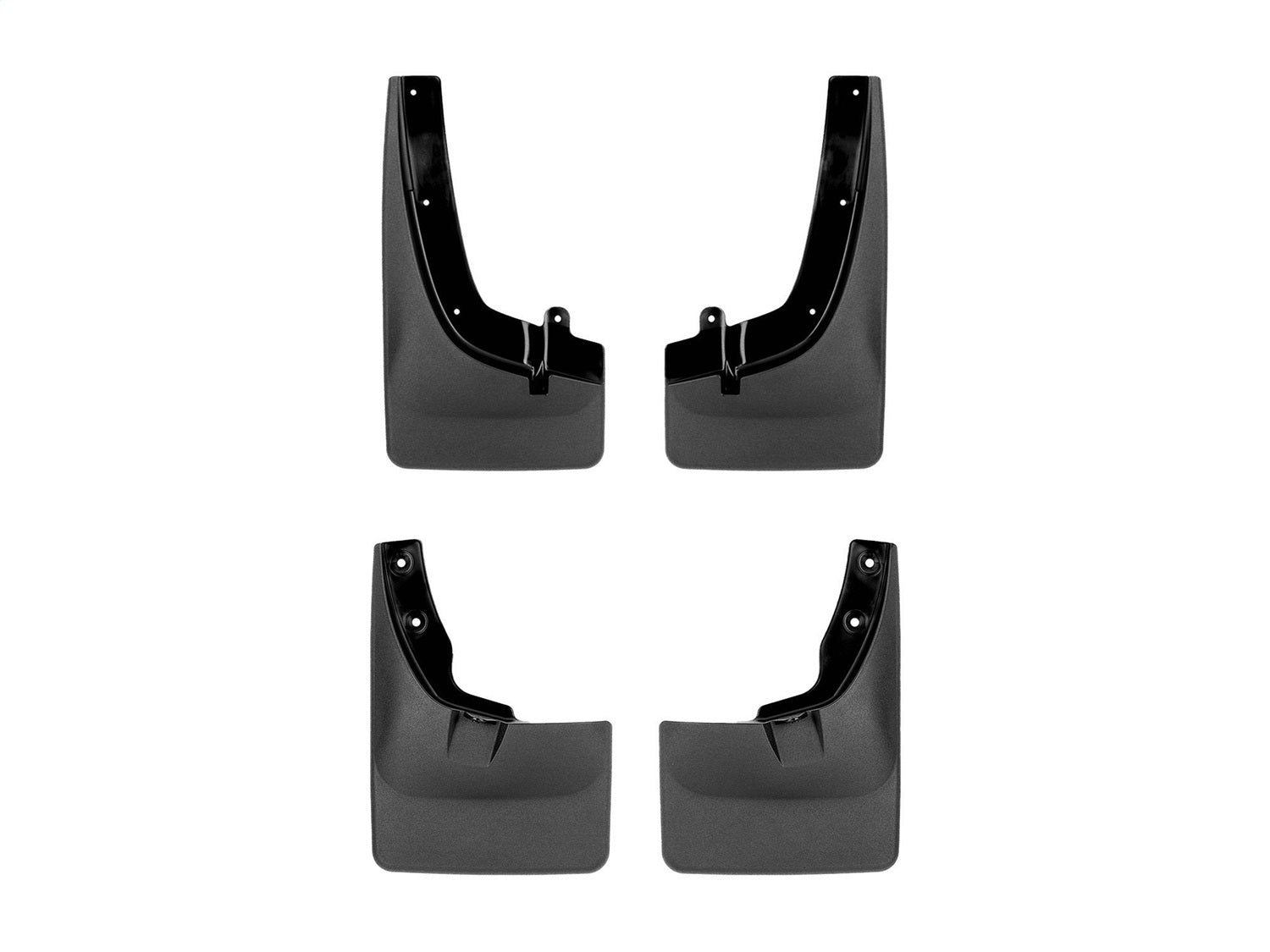 Weathertech - MudFlap No-Drill DigitalFit® MudFlap Kit - Black 22-26 Nissan Frontier - 110156-120156