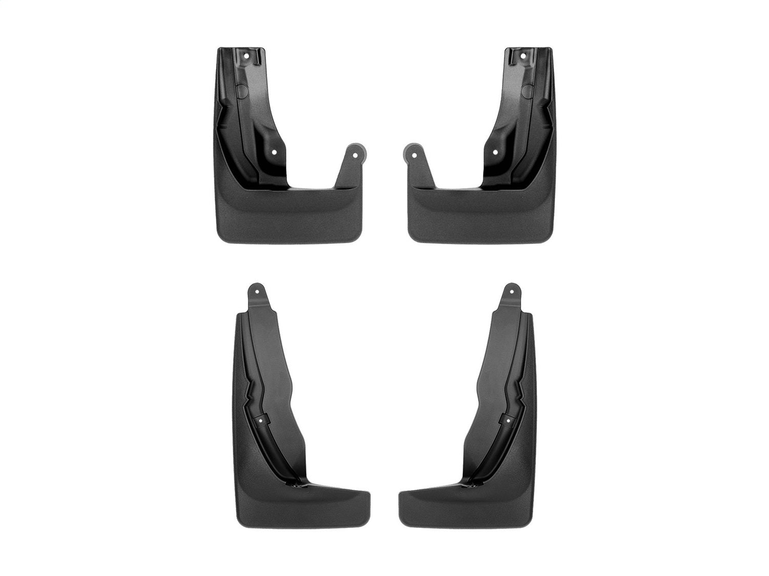 Weathertech - MudFlap No-Drill DigitalFit® MudFlap Kit - Black 23-26 Honda CR-V - 110160-120160
