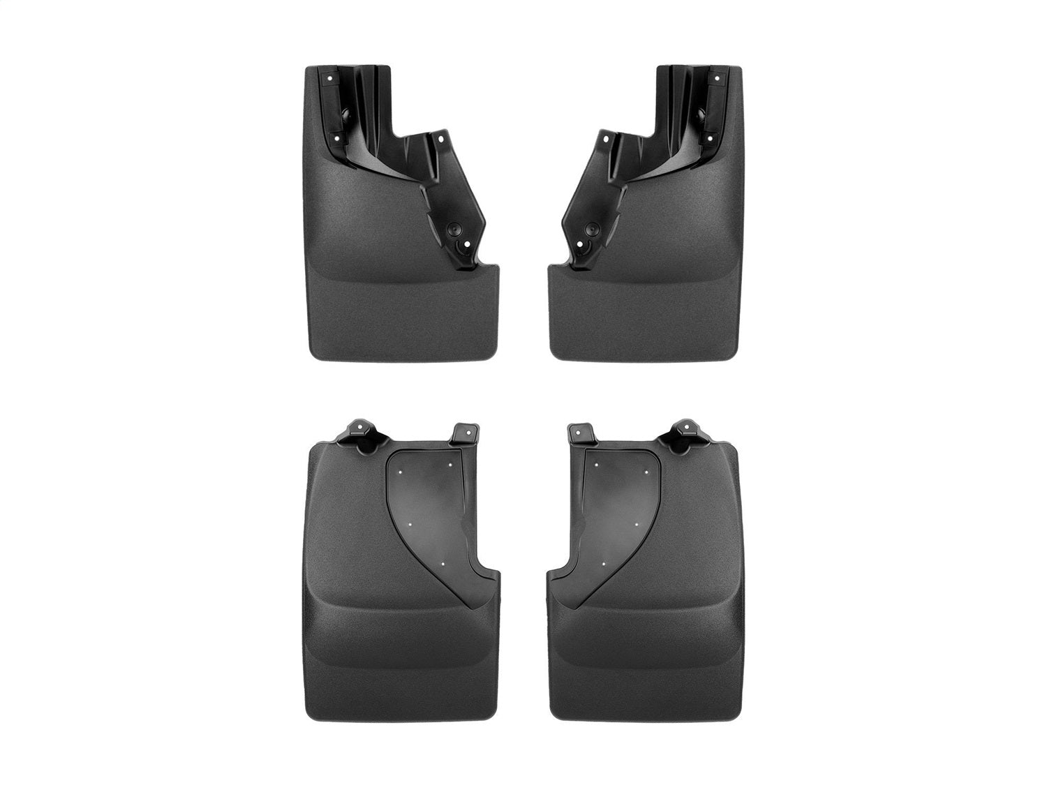 Weathertech - MudFlap No-Drill DigitalFit® MudFlap Kit - Black 22-25 Ford Bronco - 110162-120162