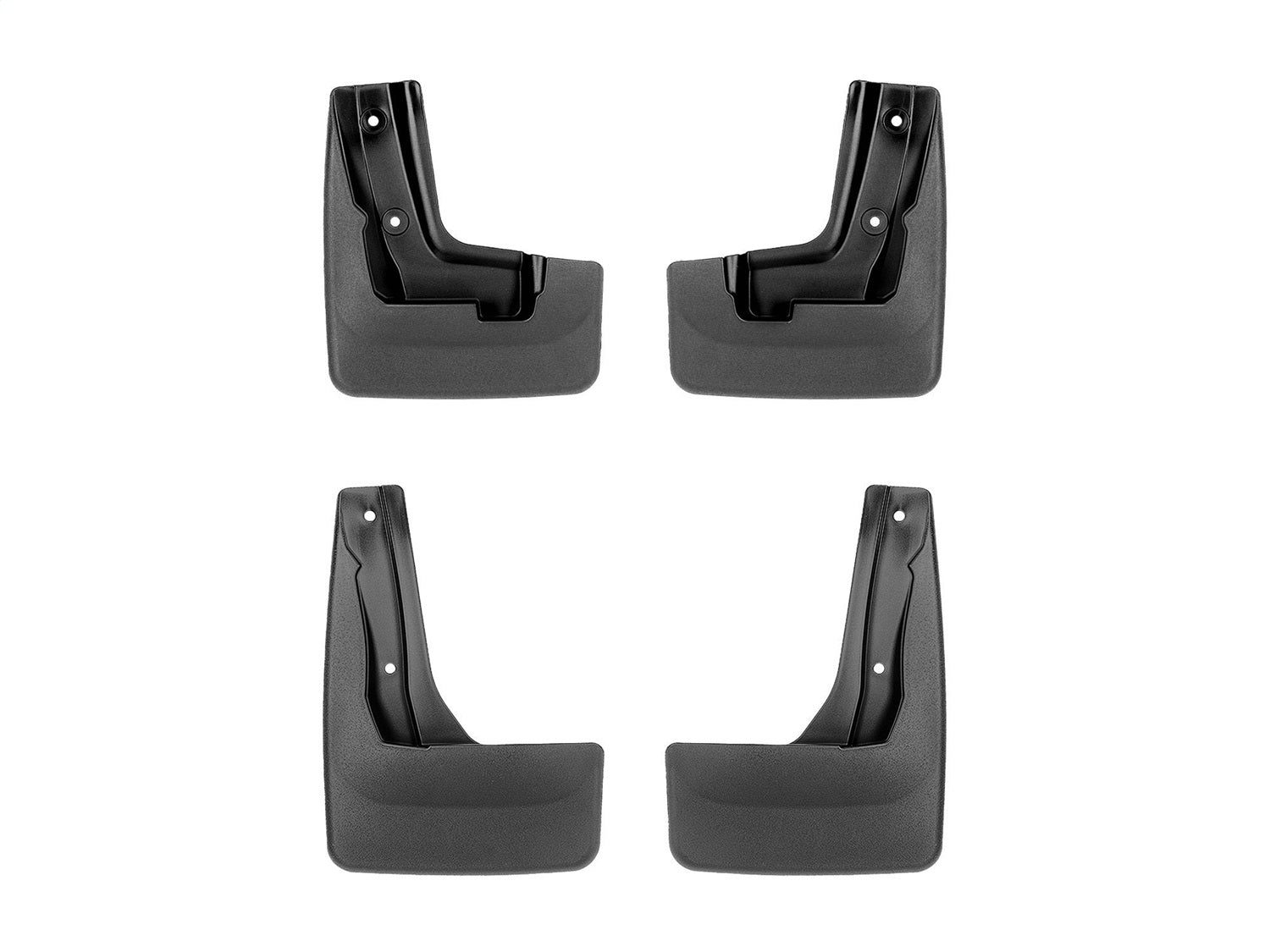 Weathertech - MudFlap No-Drill DigitalFit® MudFlap Kit - Black 18-23 Subaru Crosstrek - 110163-120163