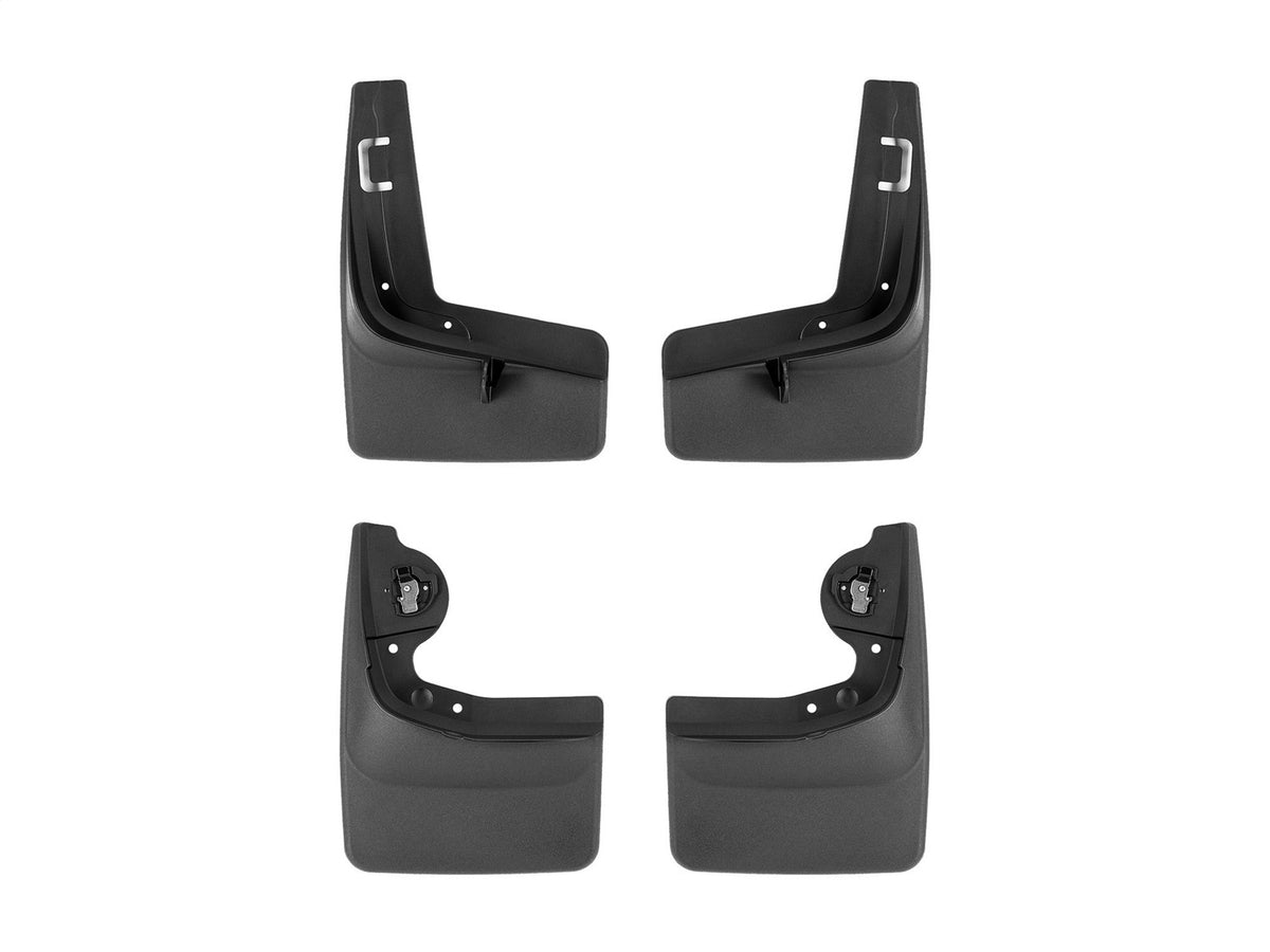 Weathertech - MudFlap No-Drill DigitalFit® MudFlap Kit - Black 22-25 Ford F-150-Lightning - 110164-120164