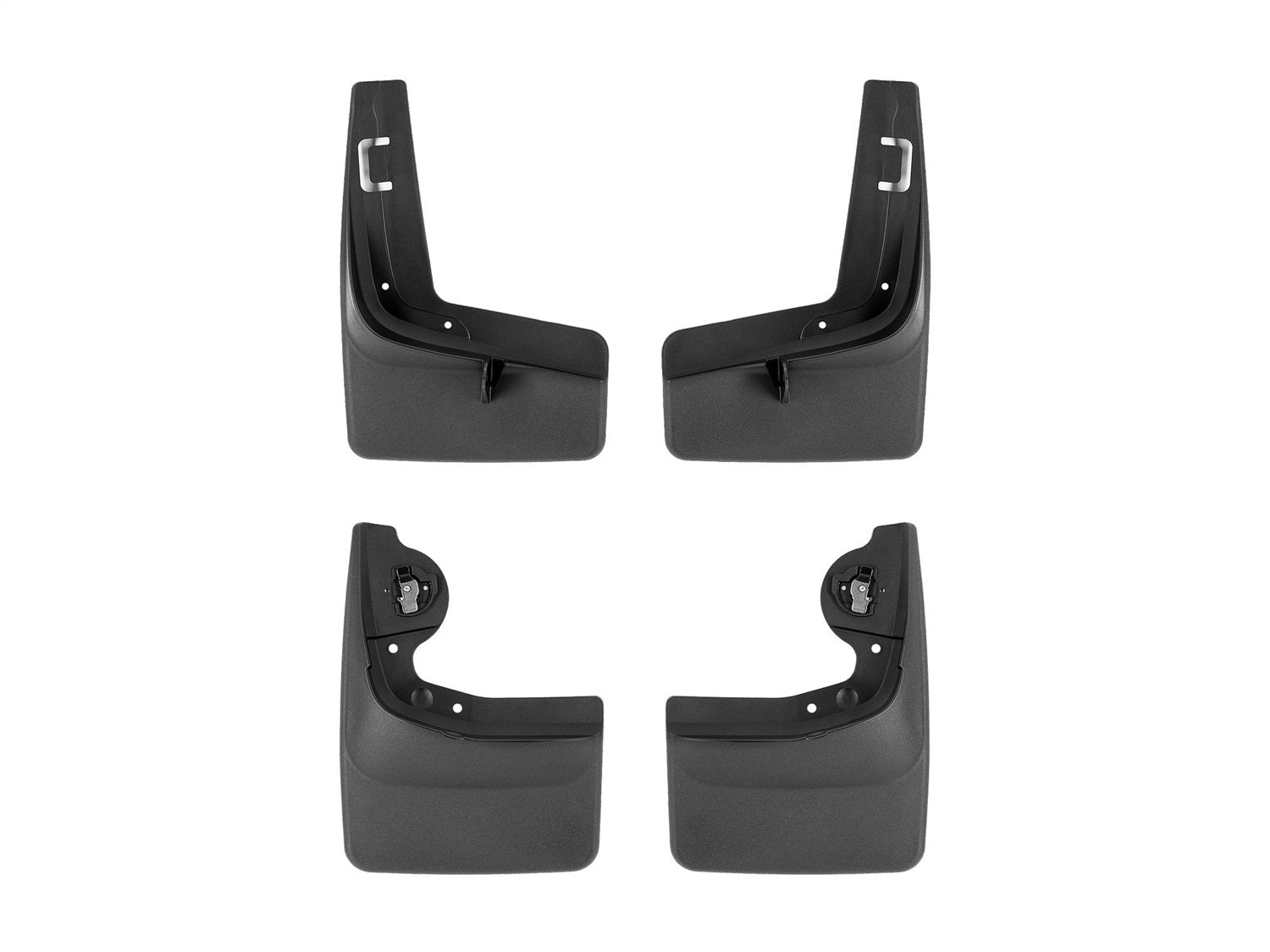 Weathertech - MudFlap No-Drill DigitalFit® MudFlap Kit - Black 22-25 Ford F-150-Lightning - 110164-120164