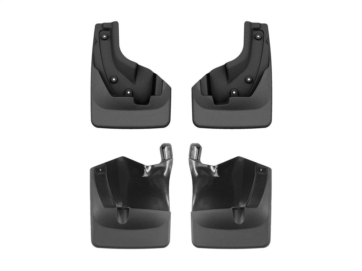 Weathertech - MudFlap No-Drill DigitalFit® MudFlap Kit - Black 22-25 Subaru Forester - 110167-120101