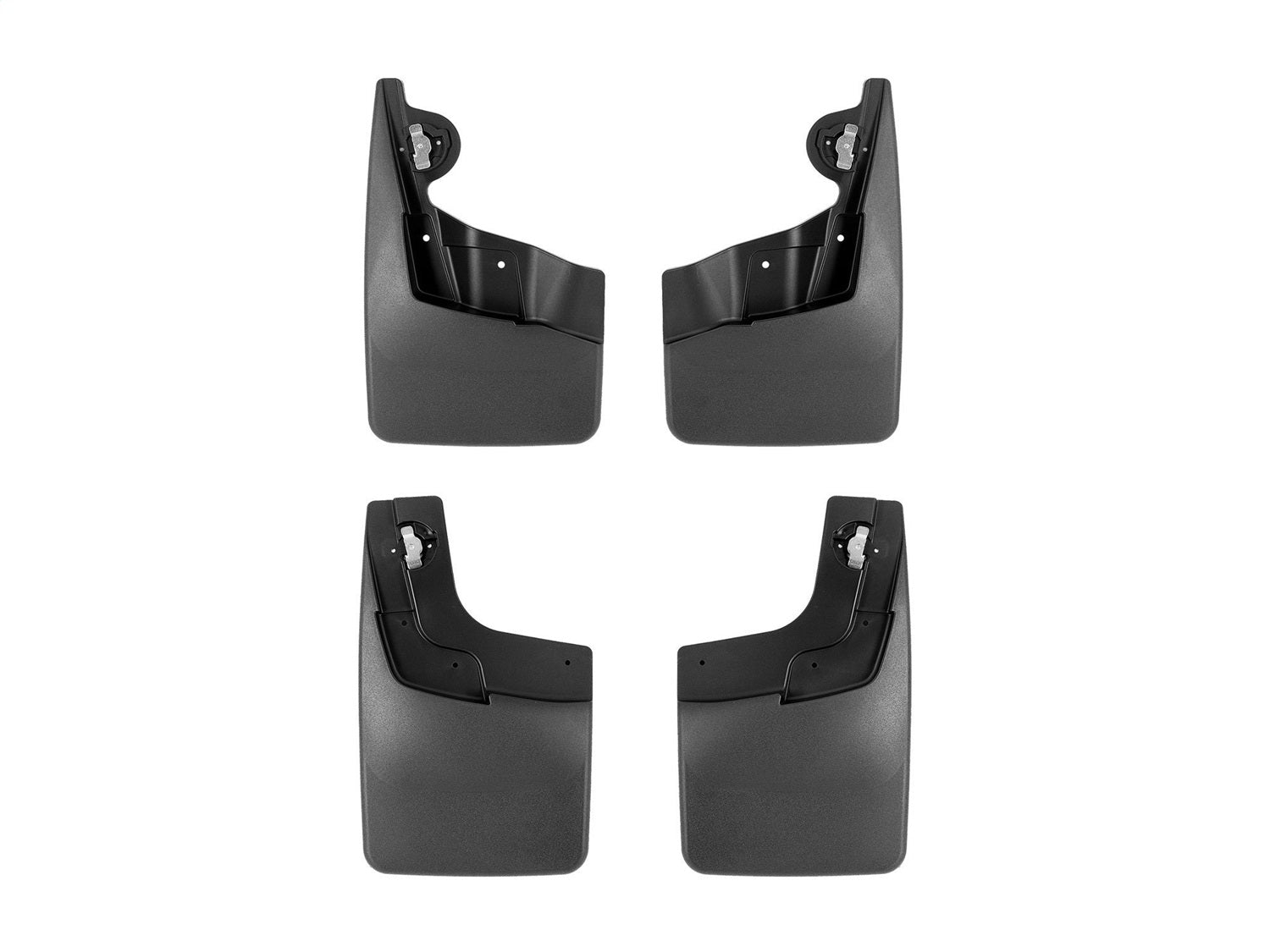 Weathertech - MudFlap No-Drill DigitalFit® MudFlap Kit - Black 23-26 Chevrolet Colorado - 110170-120170