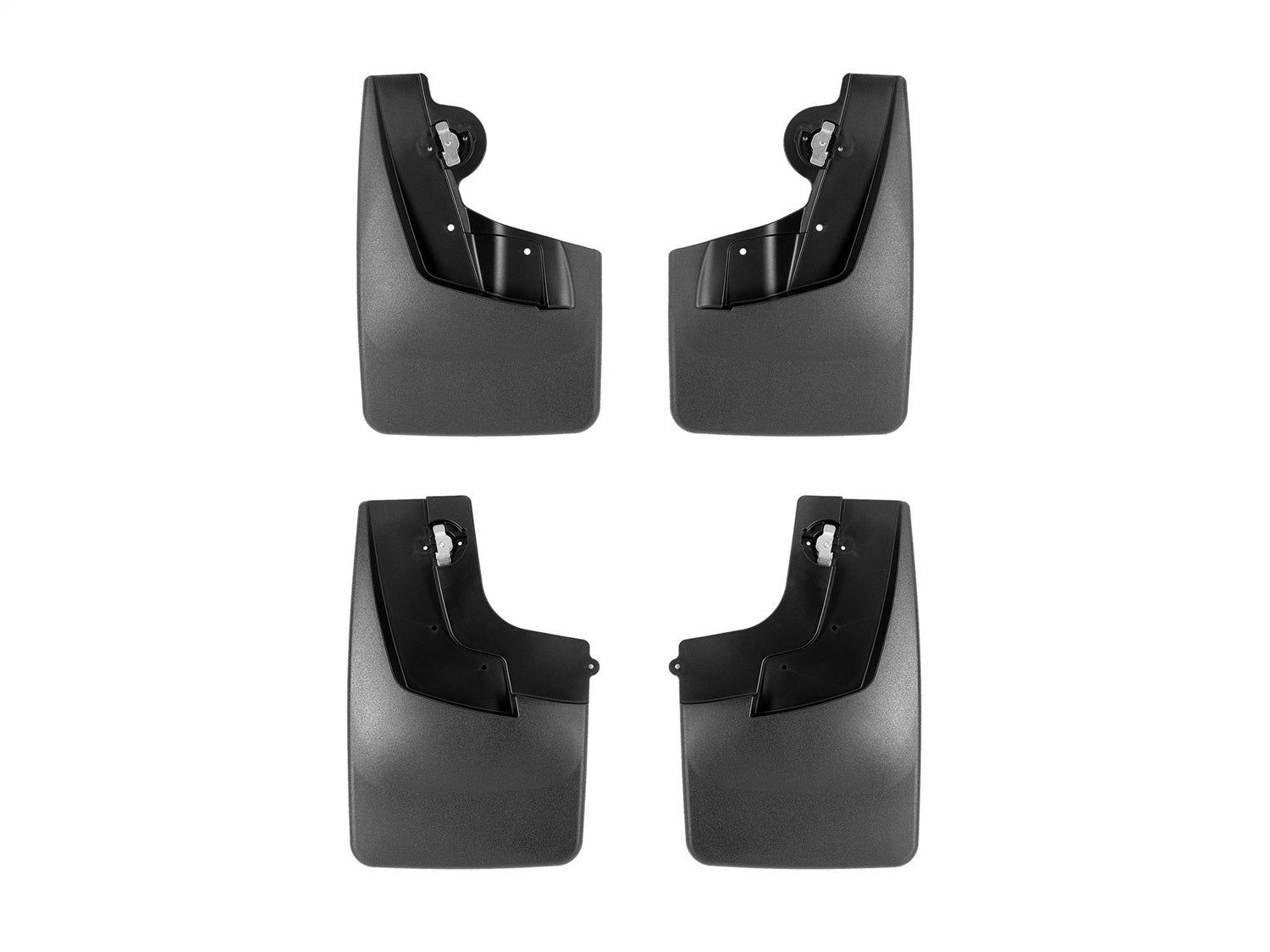 Weathertech - MudFlap No-Drill DigitalFit® MudFlap Kit - Black 23-26 Chevrolet Colorado - 110171-120171