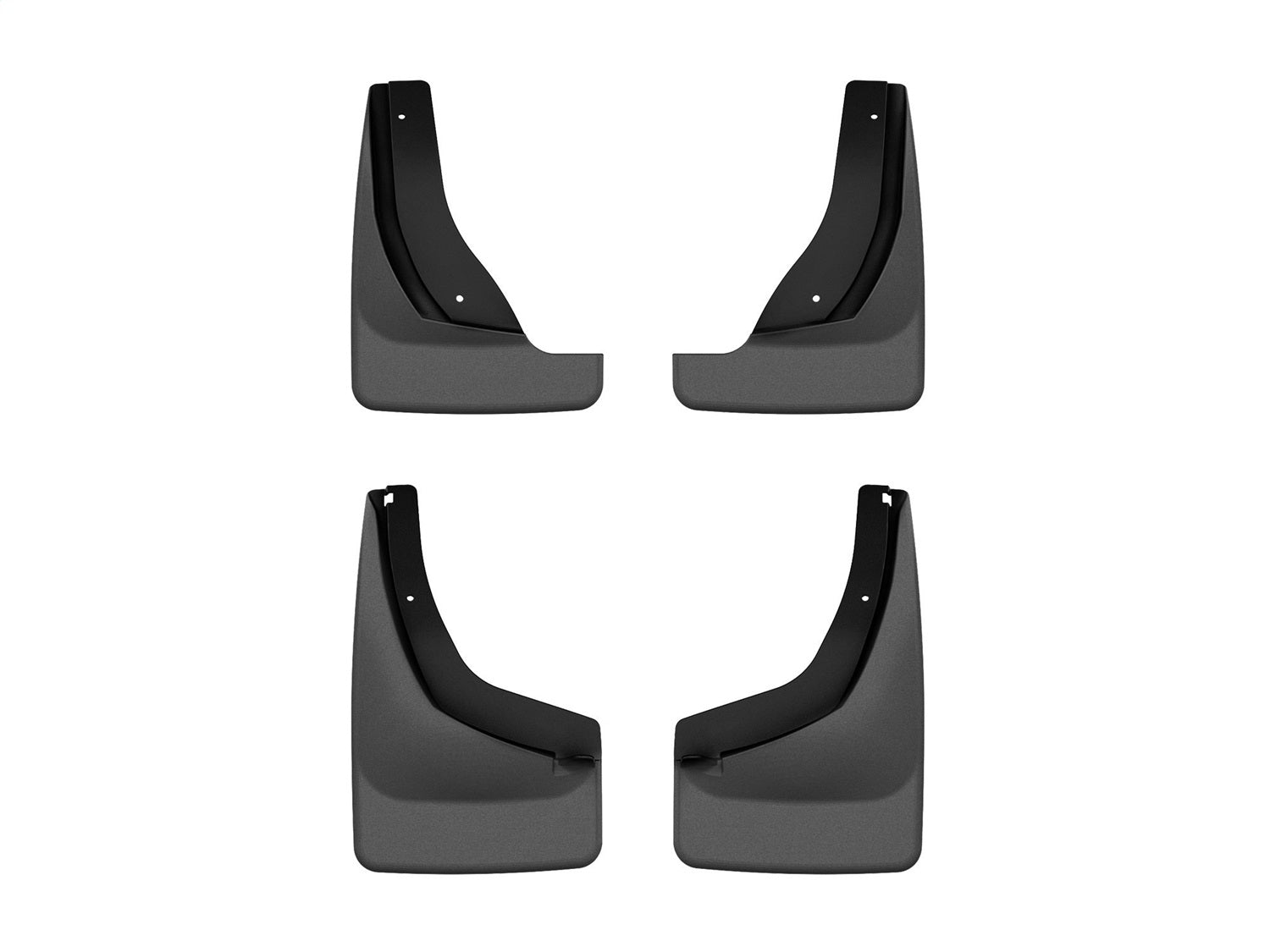 Weathertech - MudFlap No-Drill DigitalFit® MudFlap Kit - Black 24-26 Chevrolet Trax - 110178-120178