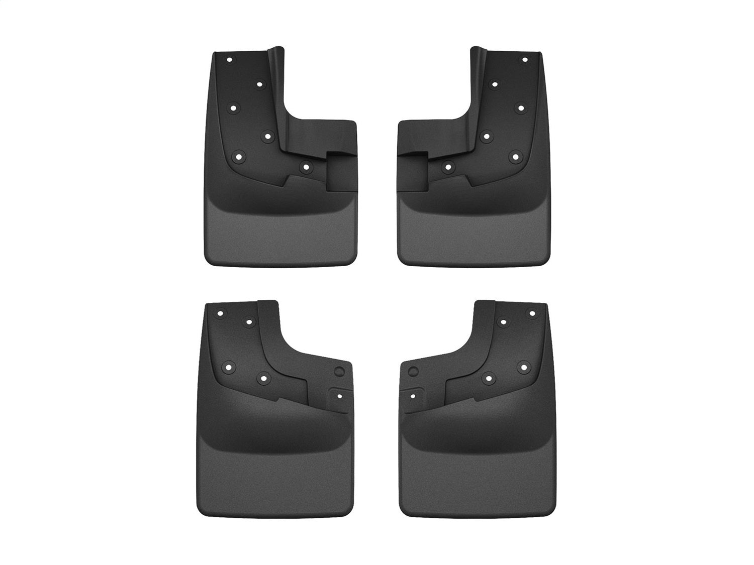 Weathertech - MudFlap No-Drill DigitalFit® MudFlap Kit - Black 24-25 Ford Ranger - 110187-120187